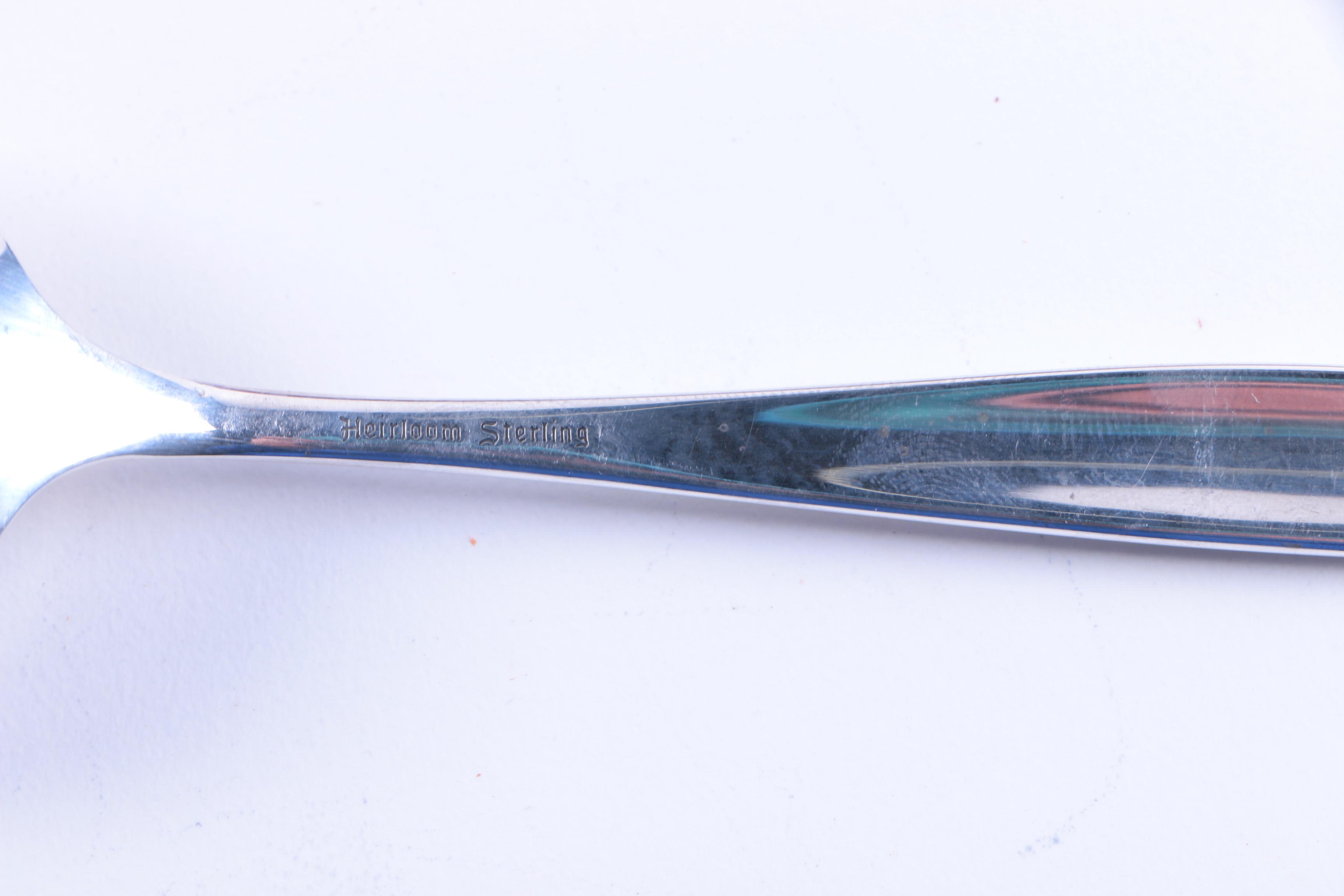 Heirloom Sterling "Young Love" Sterling Silver Flatware Set