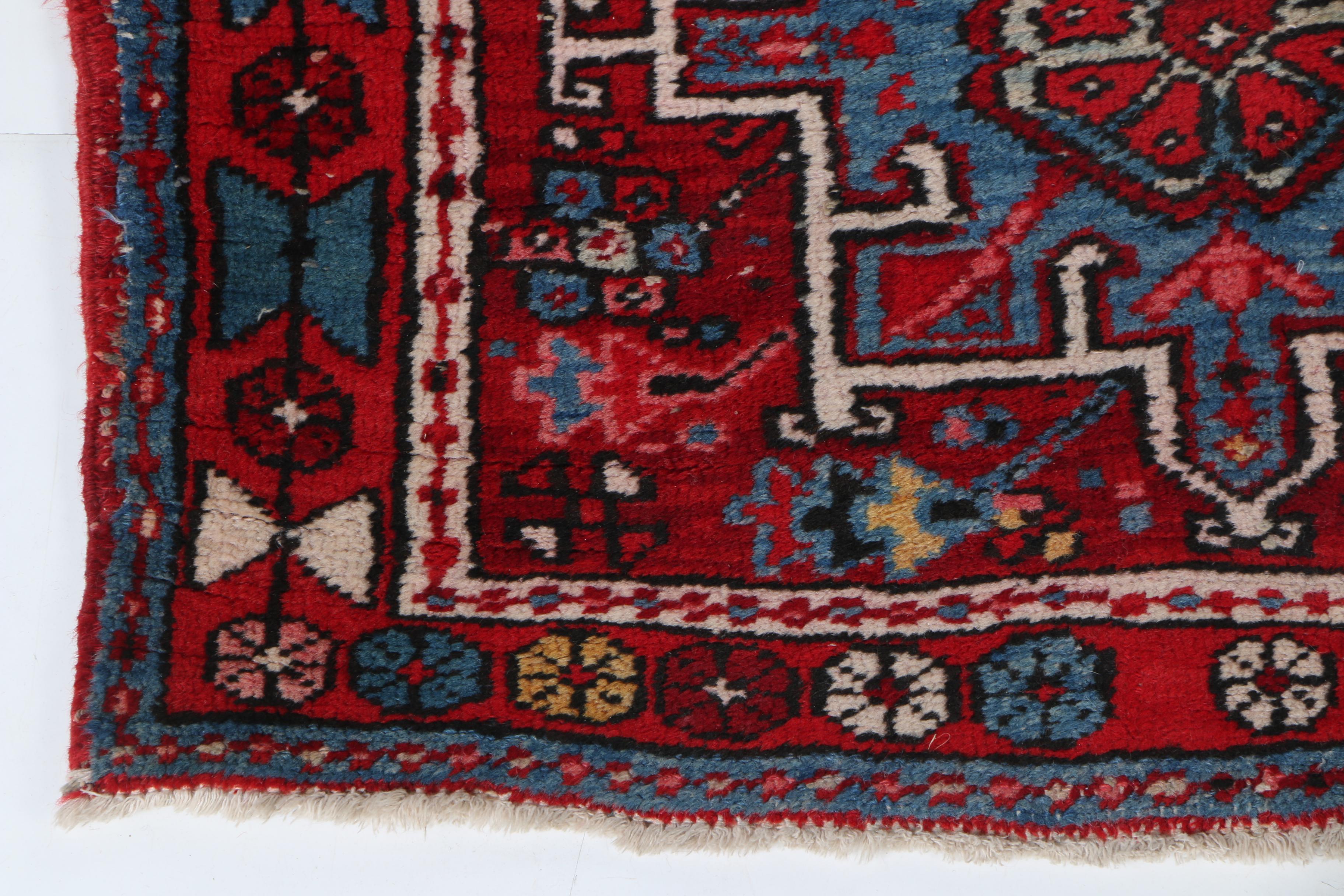 Hand-Knotted Persian Karaja Wool Carpet Runner for Persepolis Rugs
