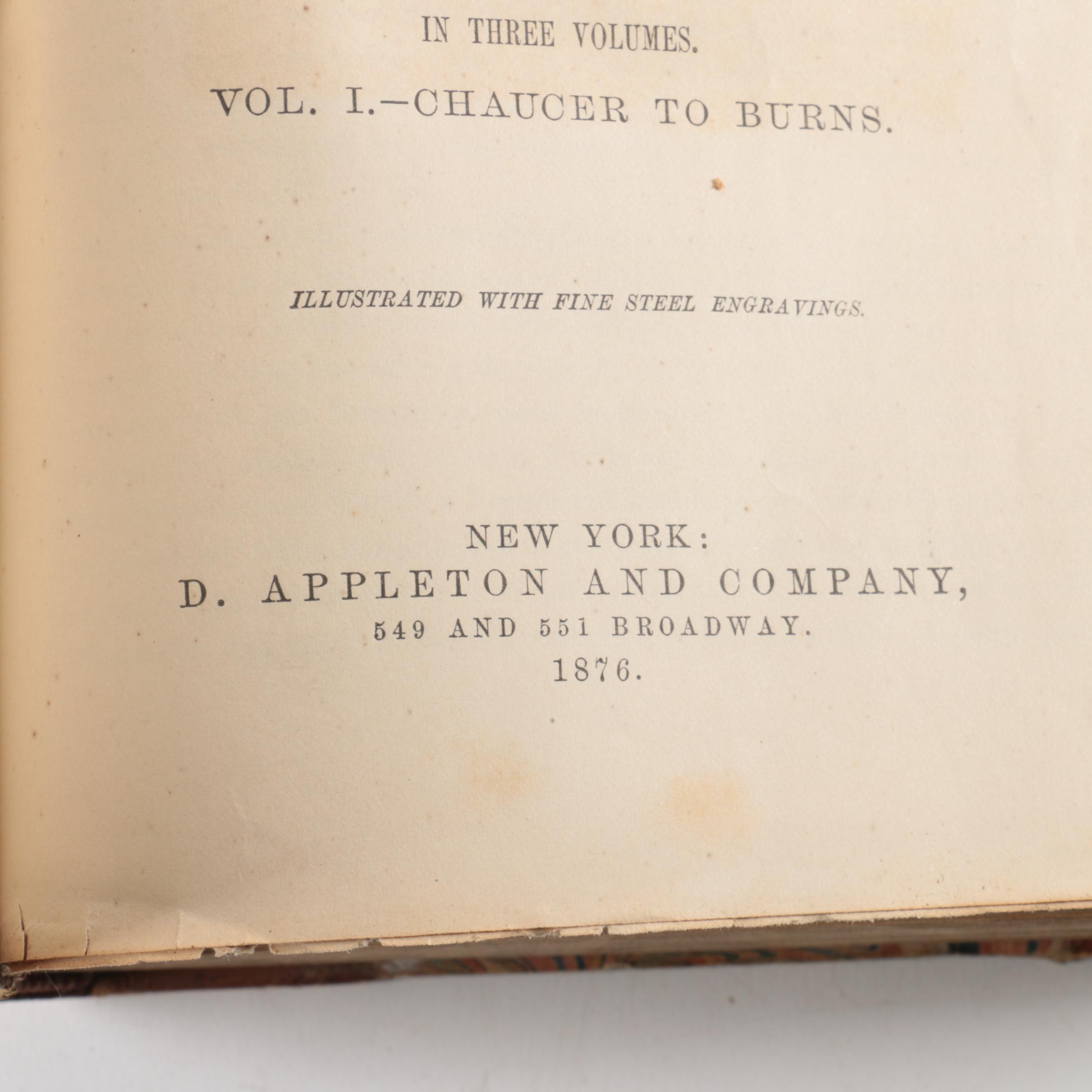 The Works of Voltaire, De Quincey and British Poets