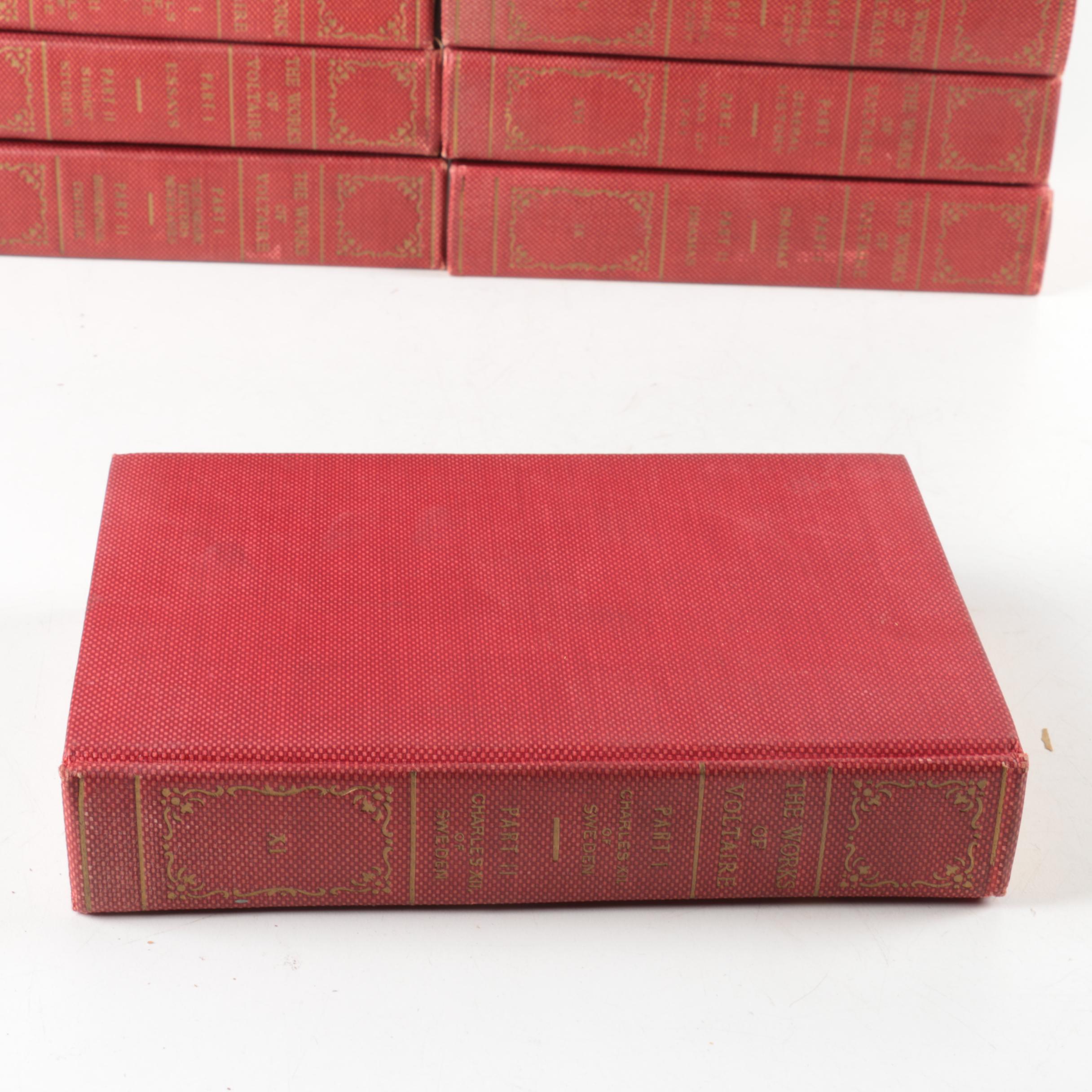 The Works of Voltaire, De Quincey and British Poets