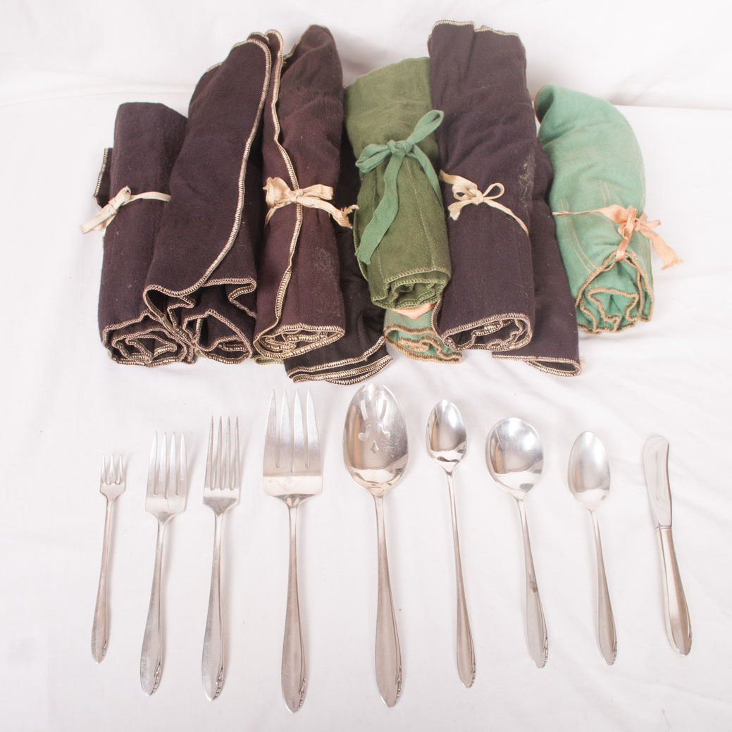 Vintage Oneida Heirloom "Lasting Spring" Sterling Silver Flatware