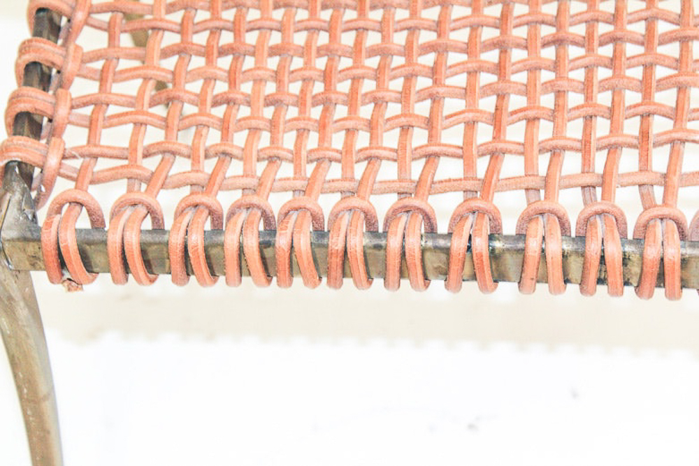 Contemporary Scala Luxury "Klismos" Brass Chair