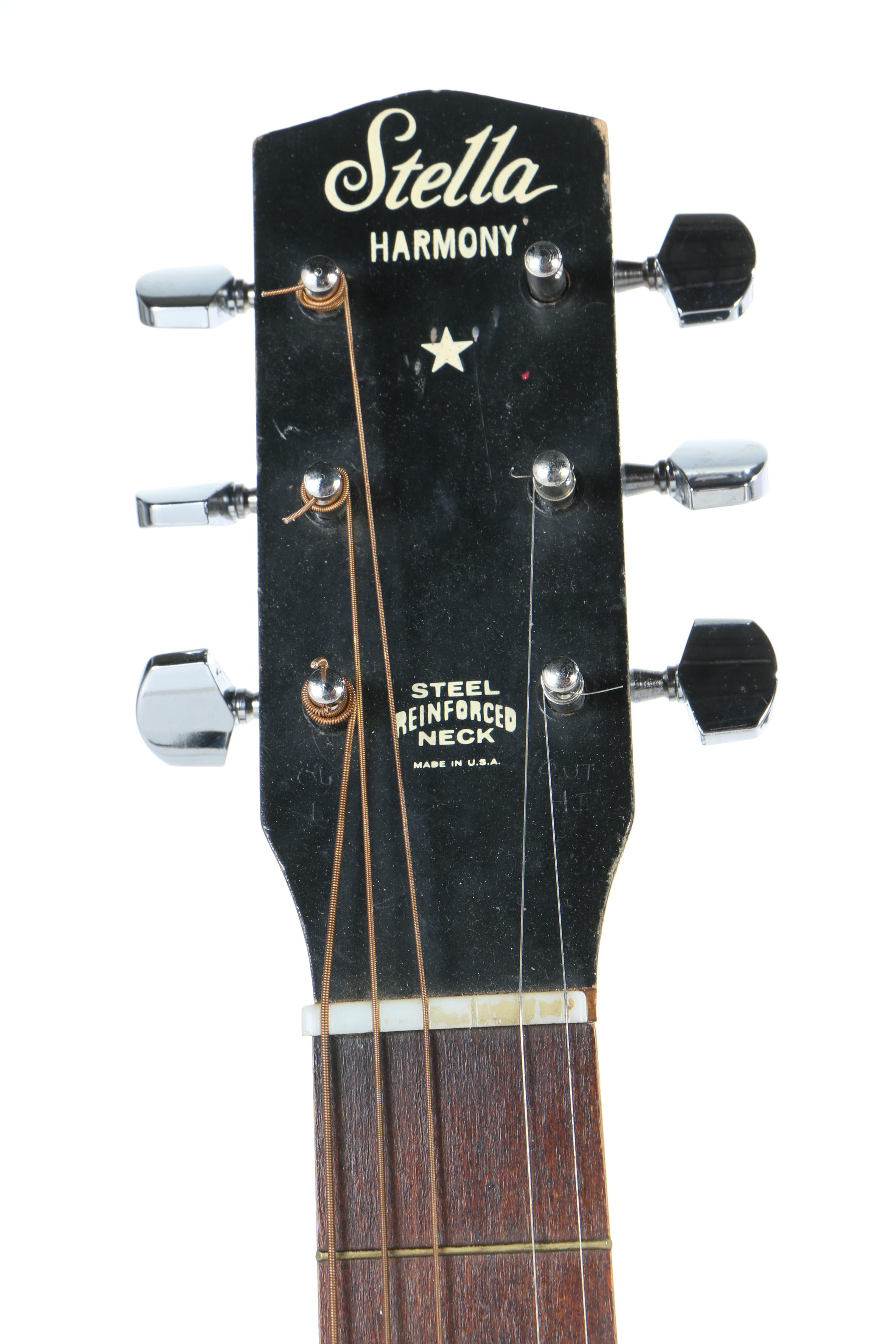 Stella Harmony Acoustic Guitar and Case