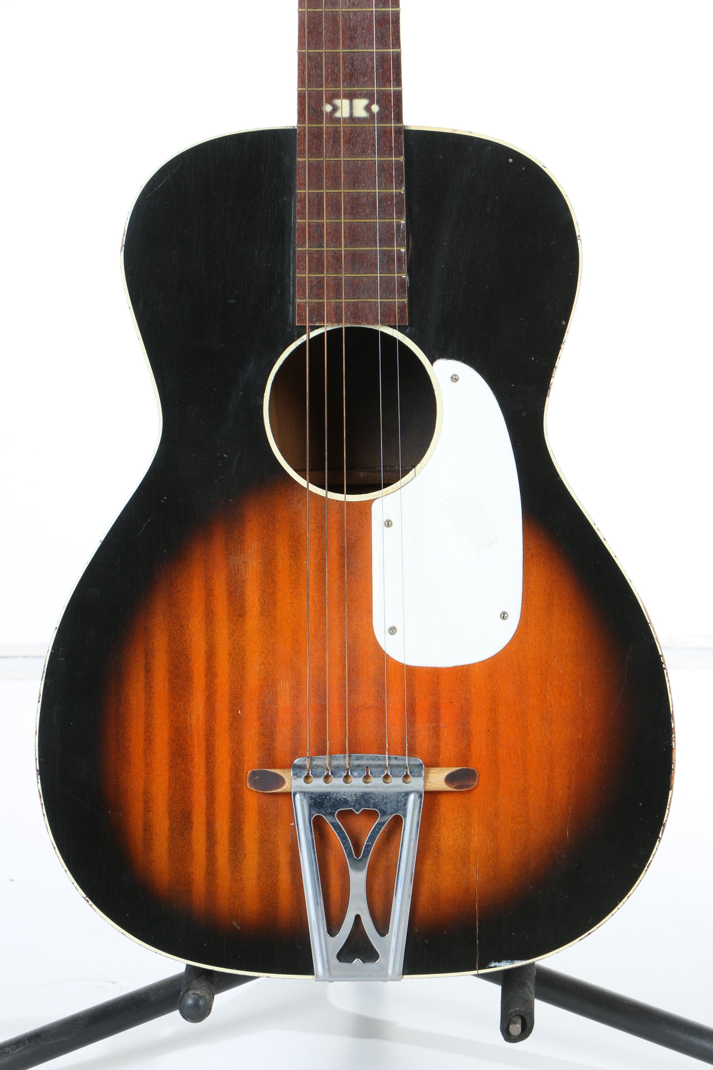 Stella Harmony Acoustic Guitar and Case