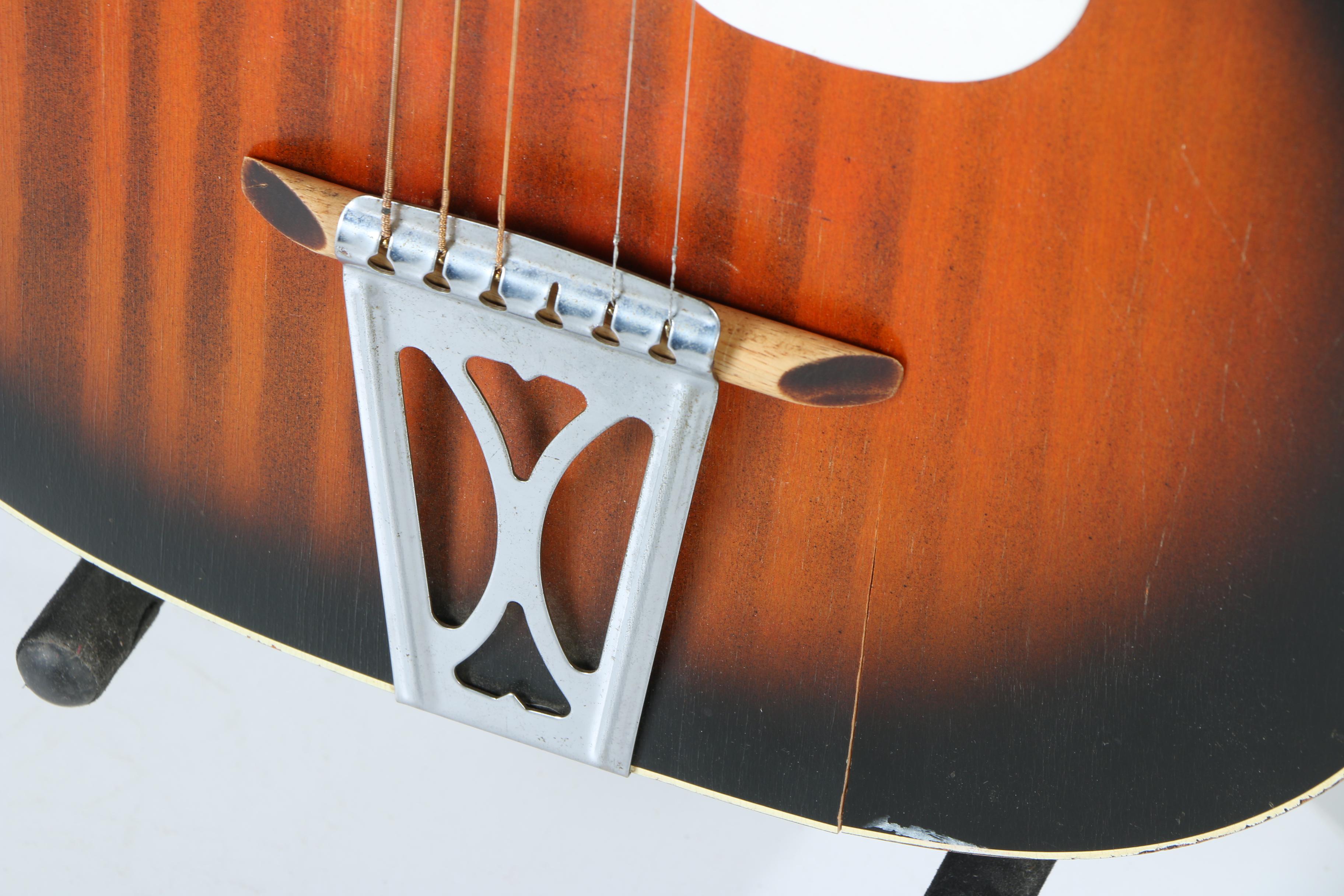 Stella Harmony Acoustic Guitar and Case