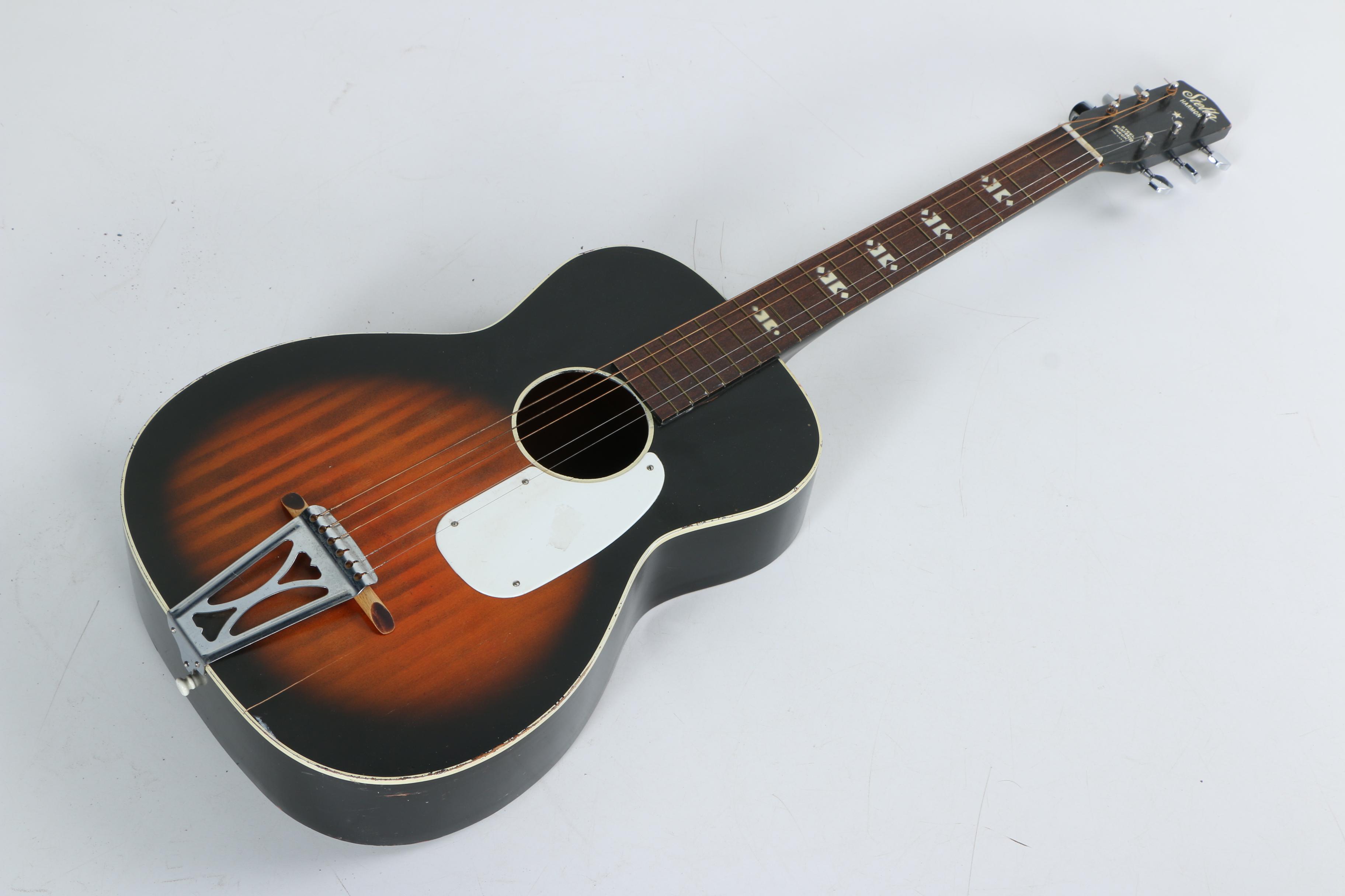 Stella Harmony Acoustic Guitar and Case