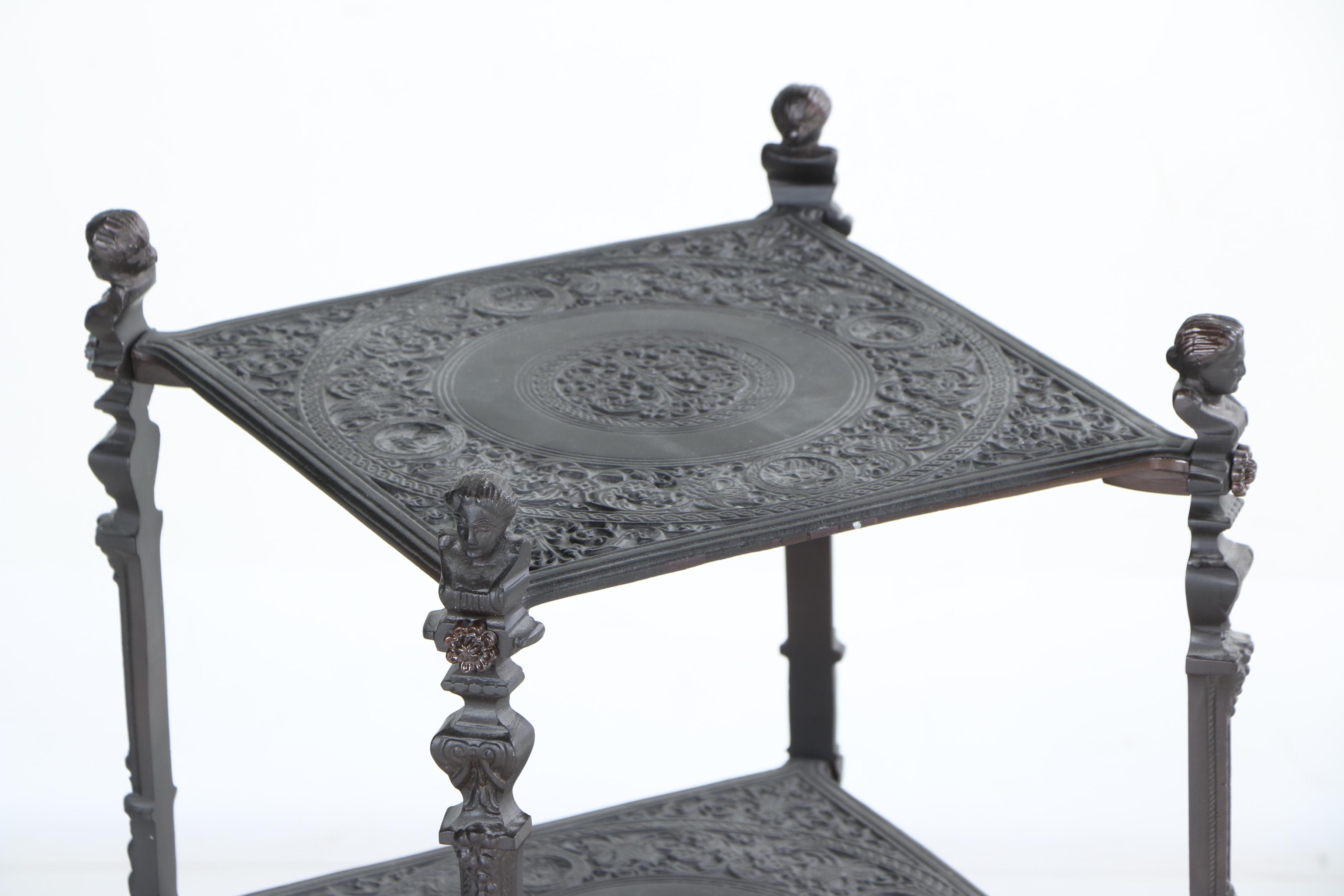 Victorian Style Tiered Accent Table