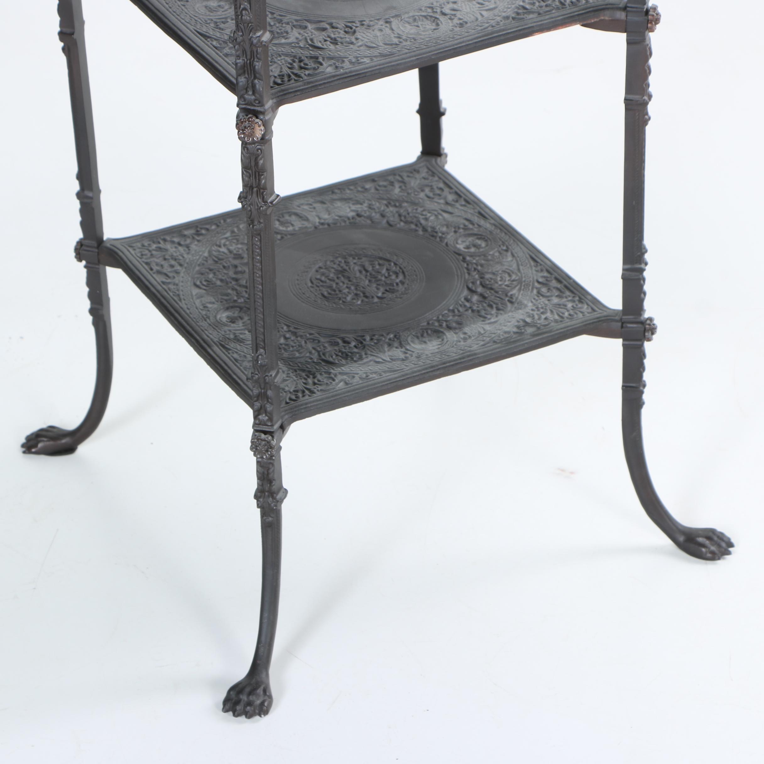 Victorian Style Tiered Accent Table