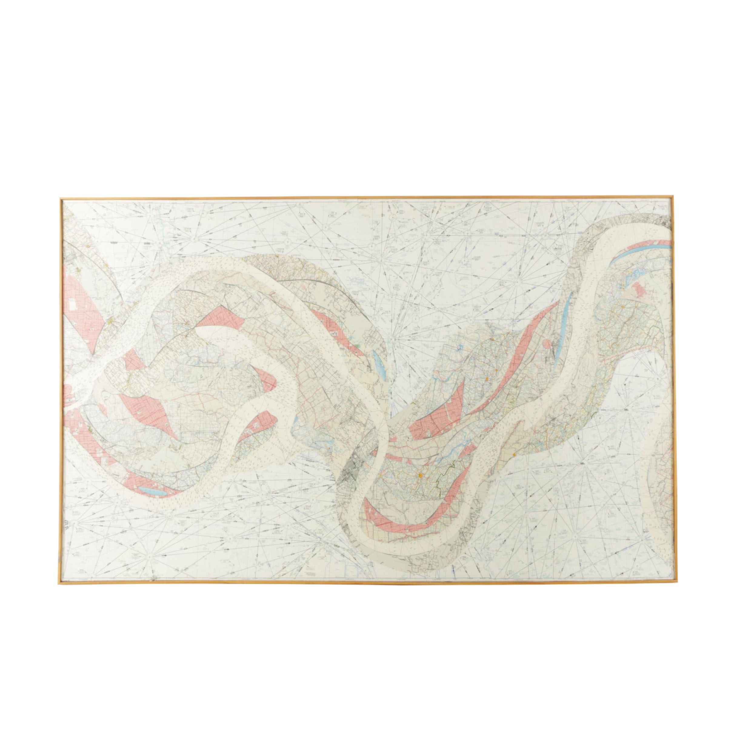 Abstracted Map Collage