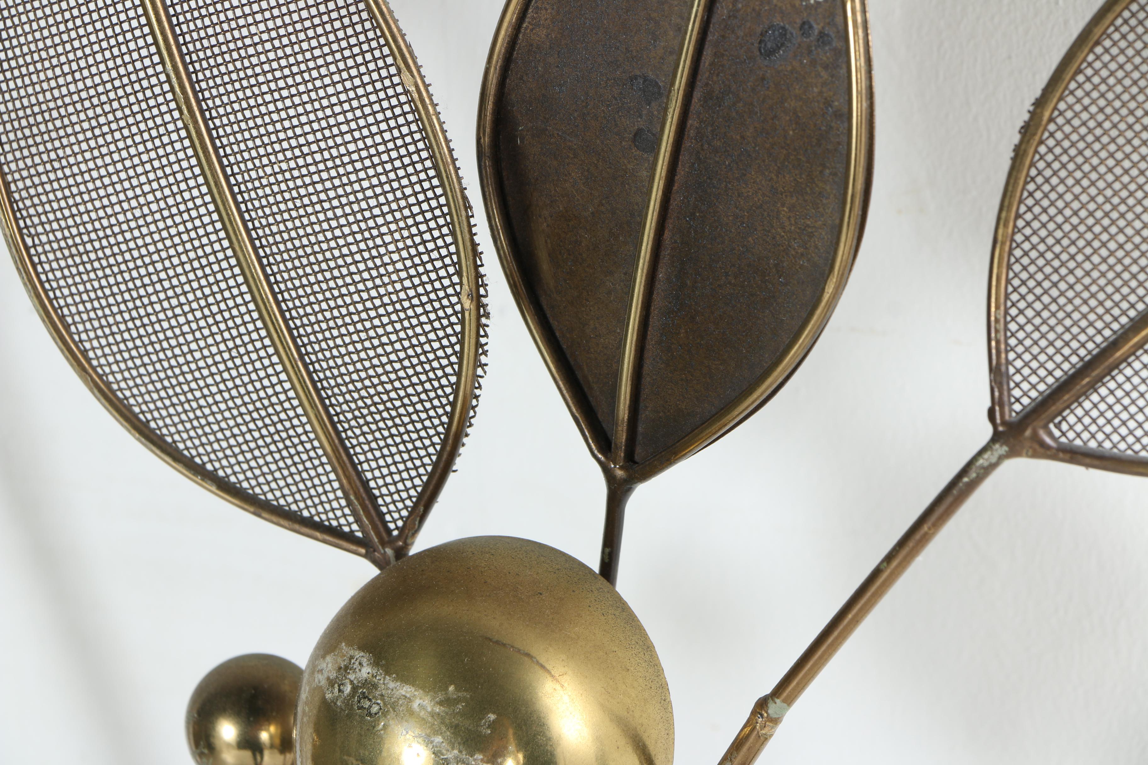 Curtis Jeré Foliate Themed Metal Wall Hanging