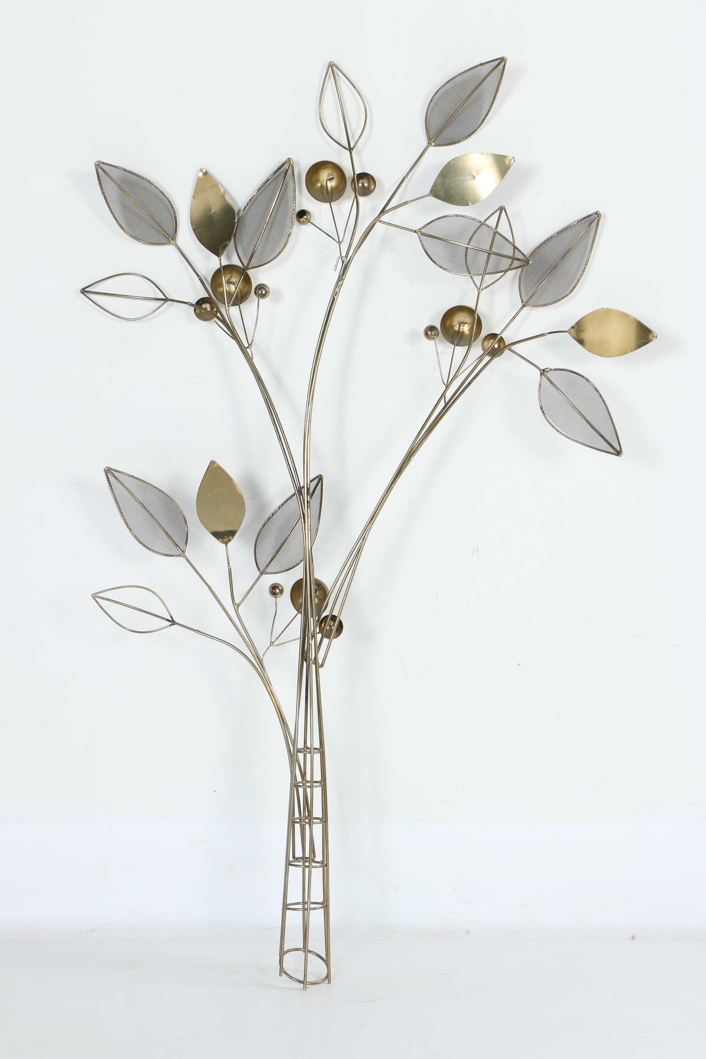 Curtis Jeré Foliate Themed Metal Wall Hanging