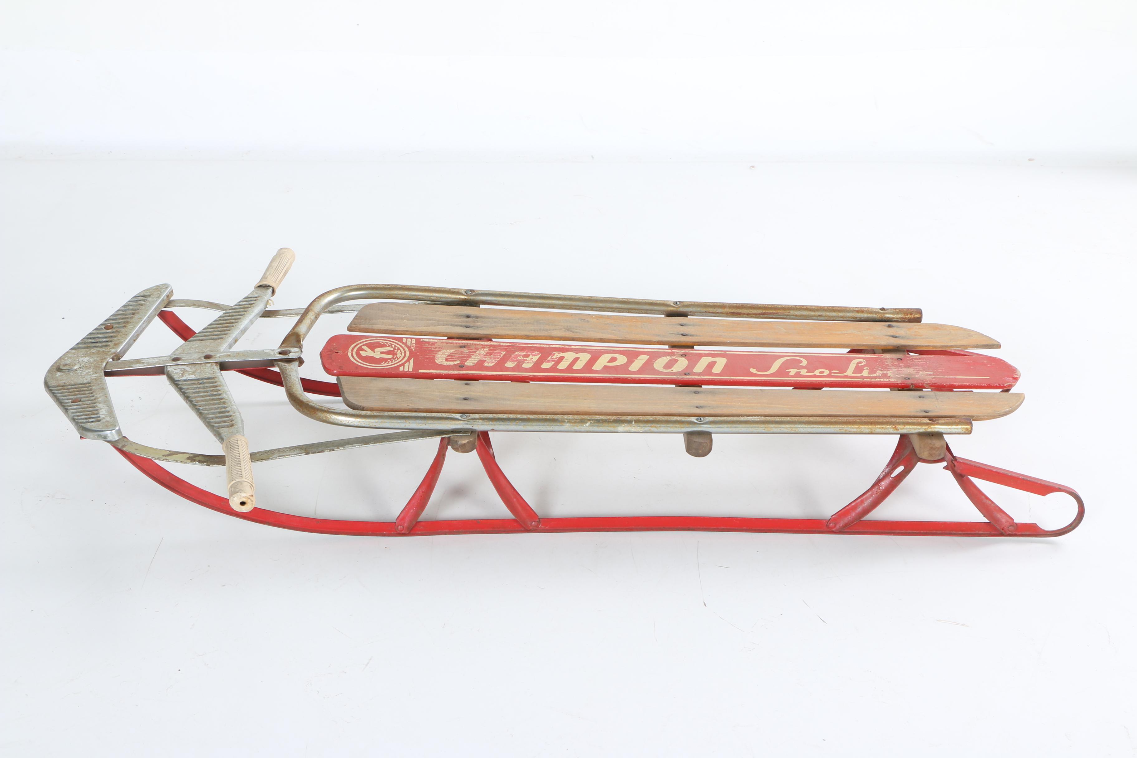 Circa 1950s Champion Sno-Liner Sled