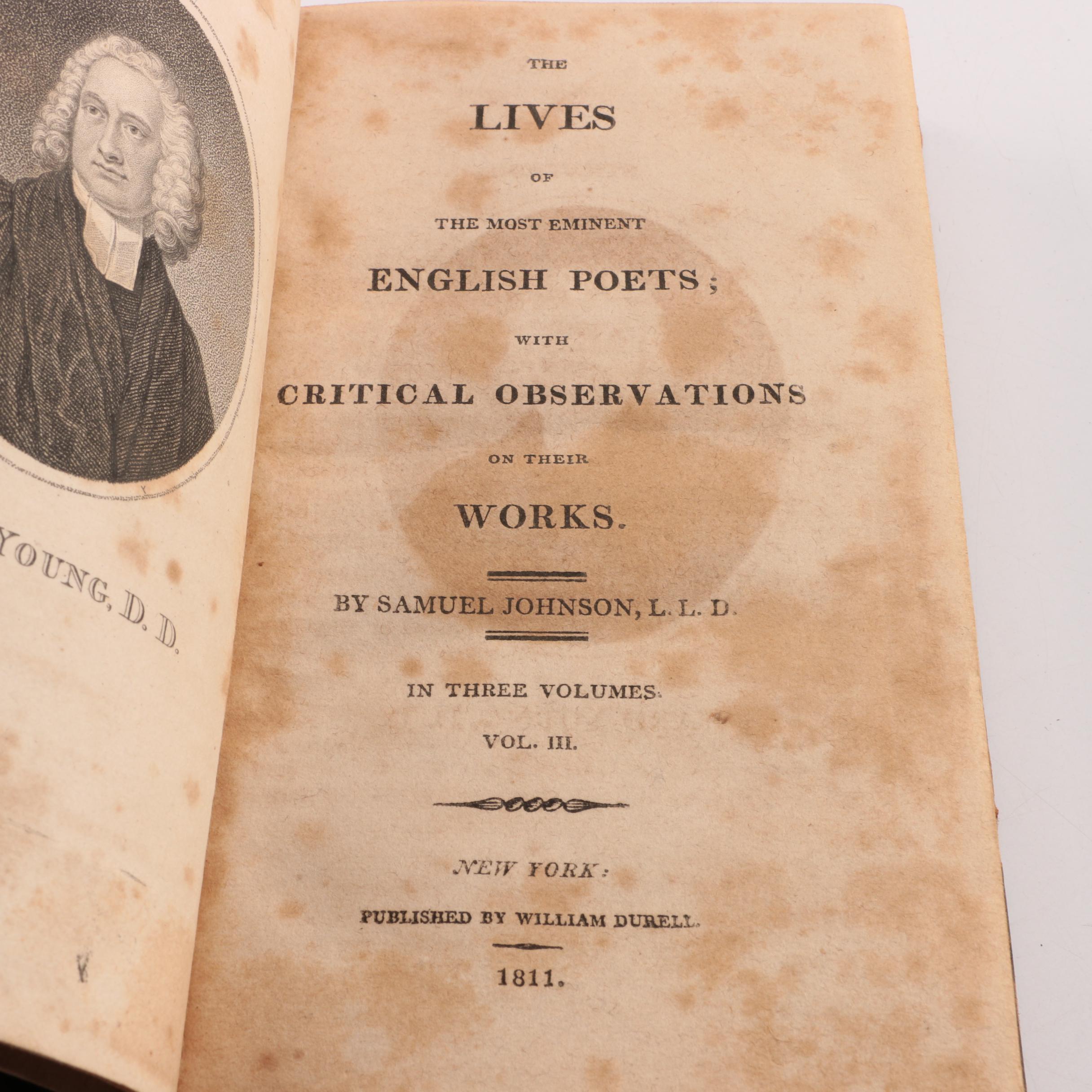 Antique Books Featuring Lord Byron and More