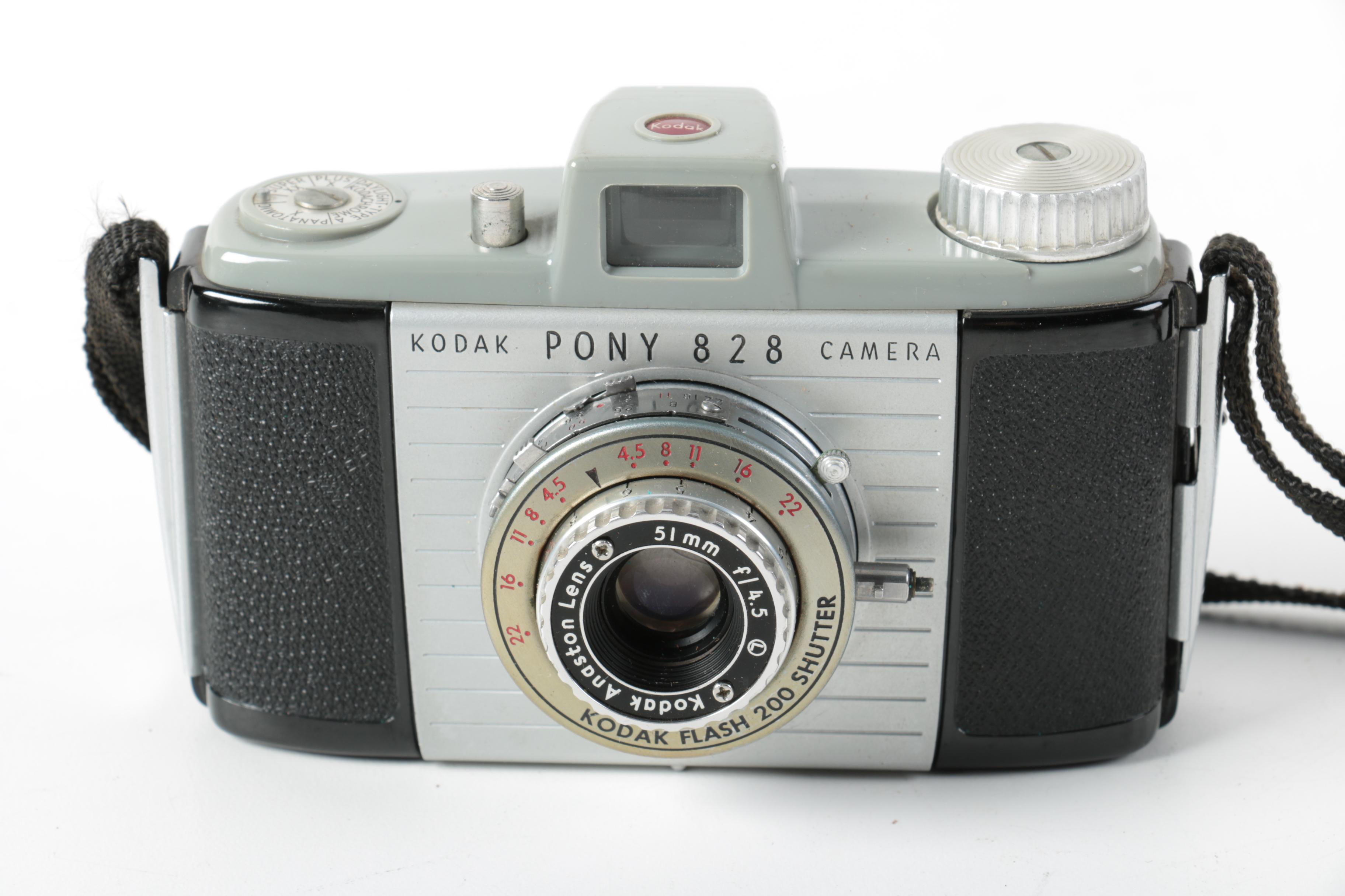 Vintage Kodak Cameras with Cases