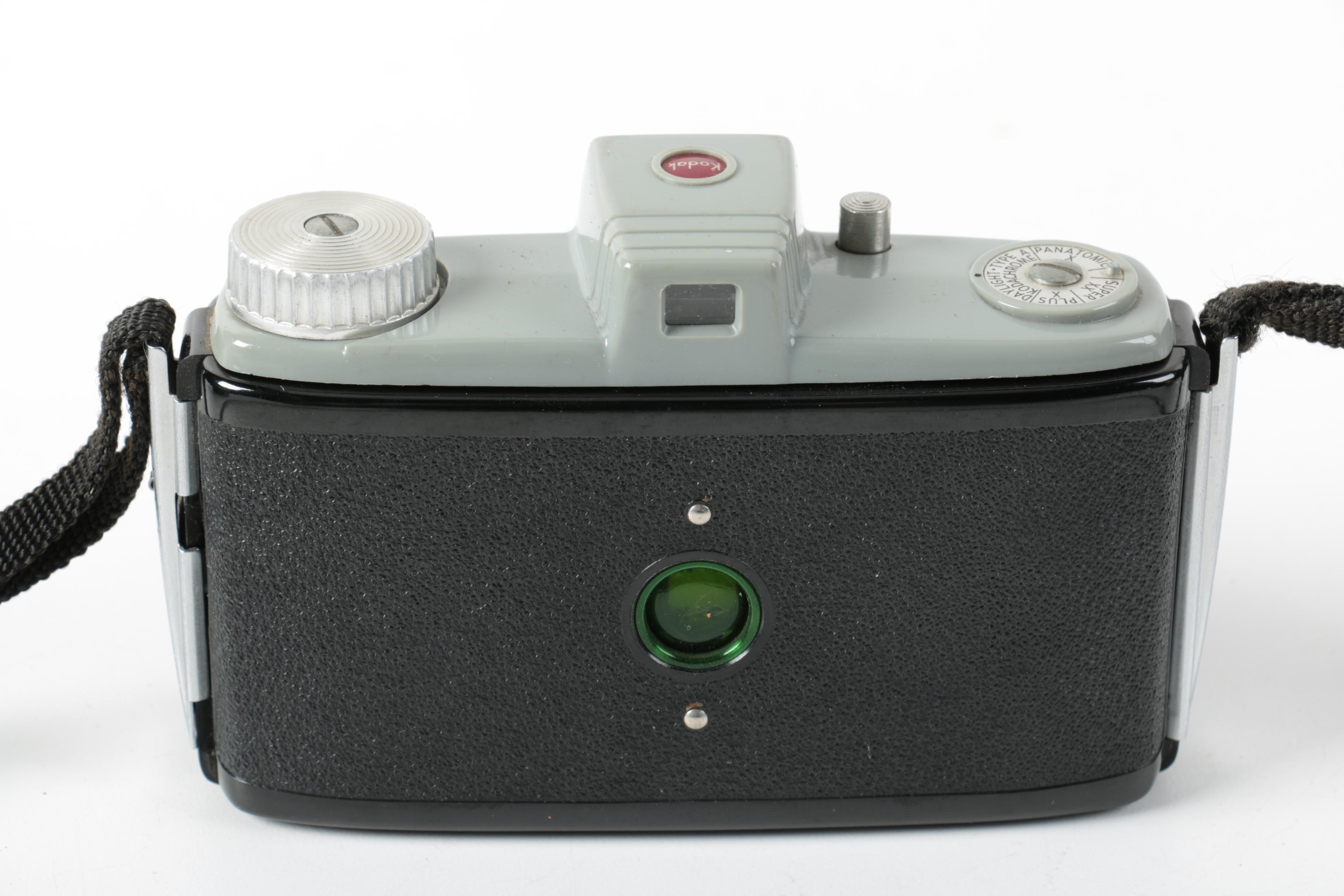 Vintage Kodak Cameras with Cases