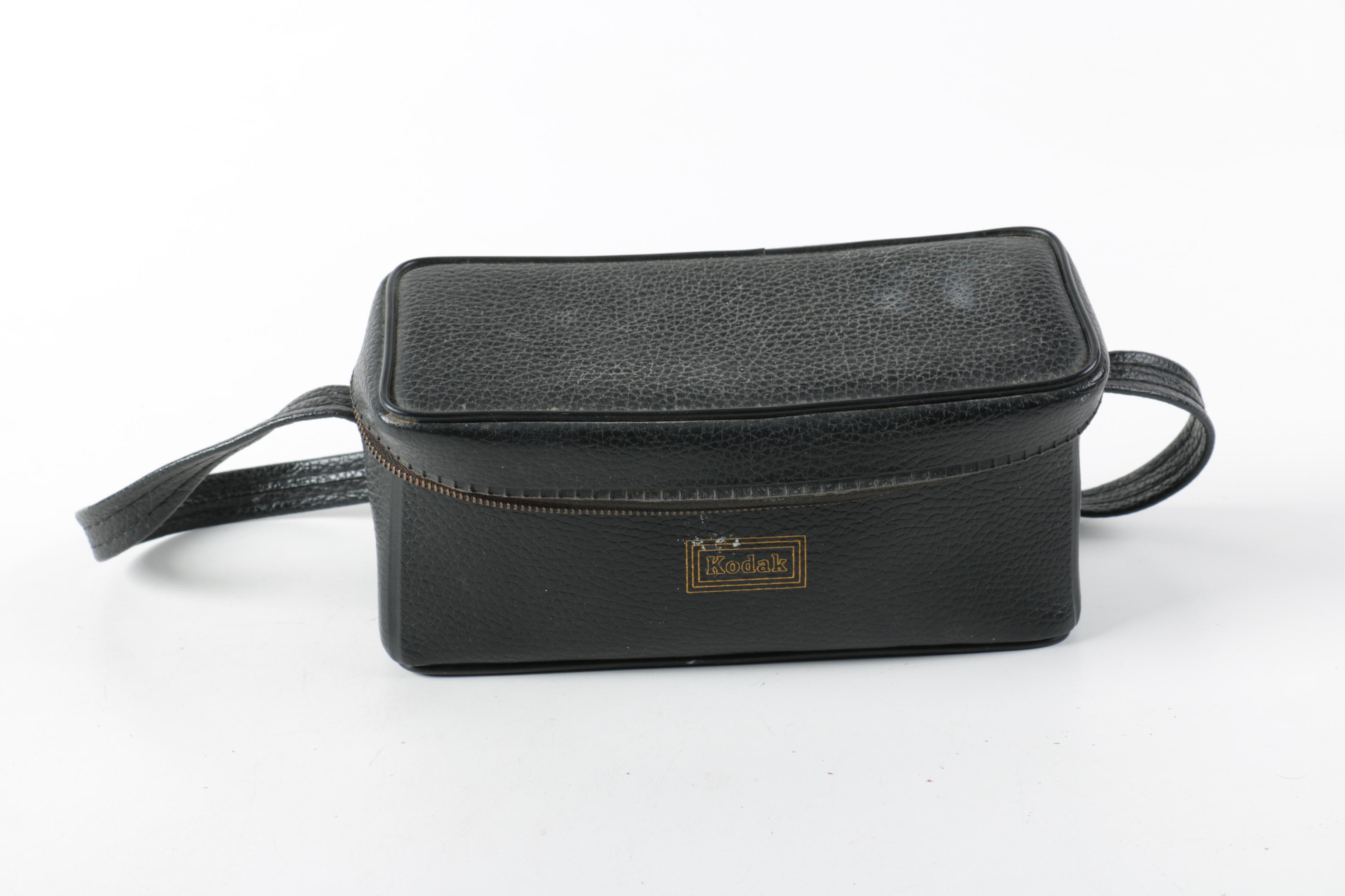 Vintage Kodak Cameras with Cases