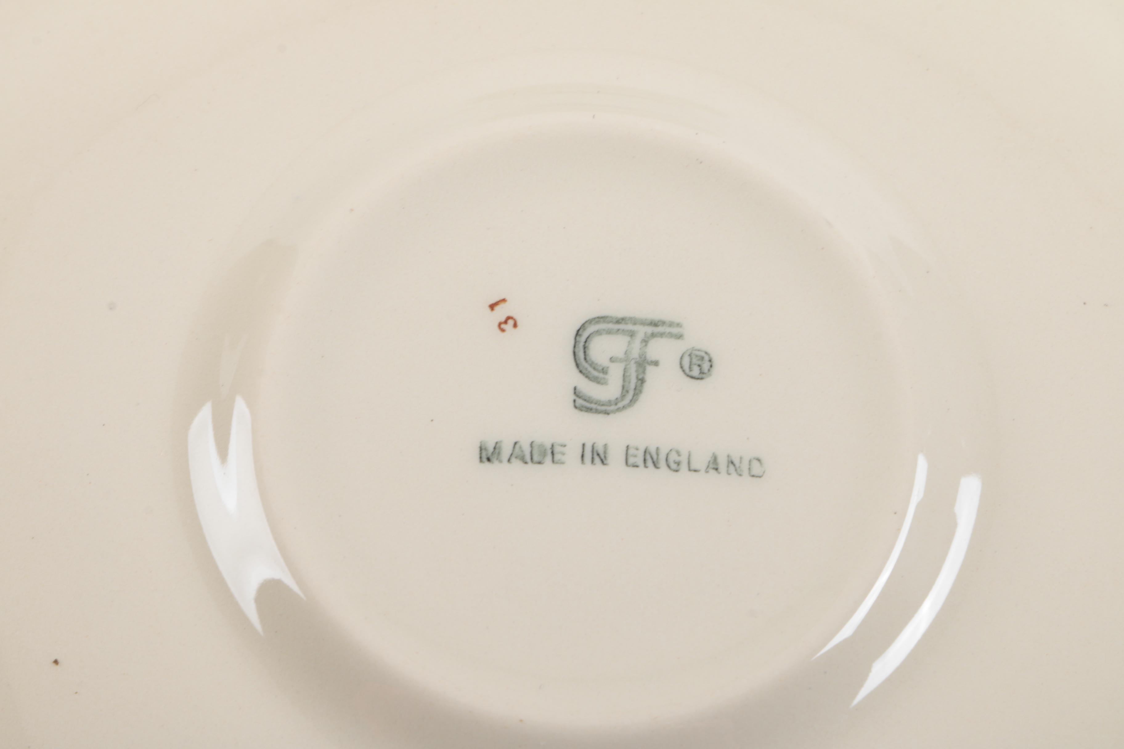 Franciscan "Desert Rose" Stoneware Teacups and Saucers