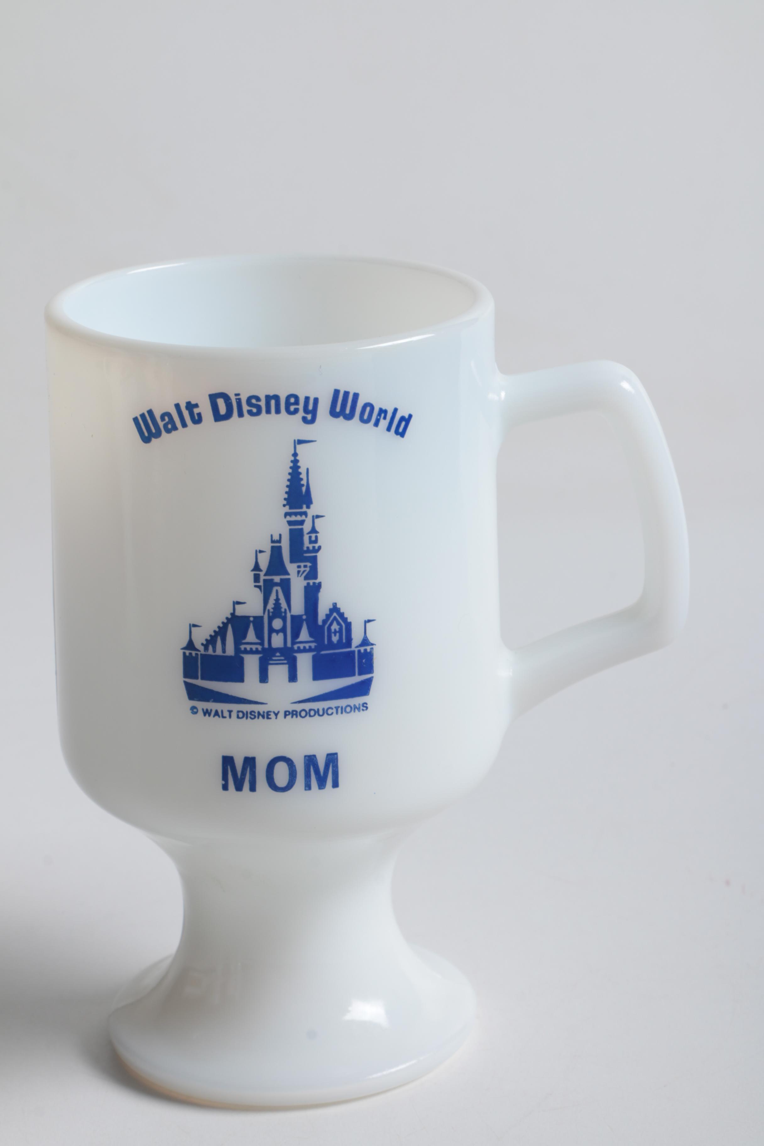 Vintage Milk Glass Mugs and Milk Jug