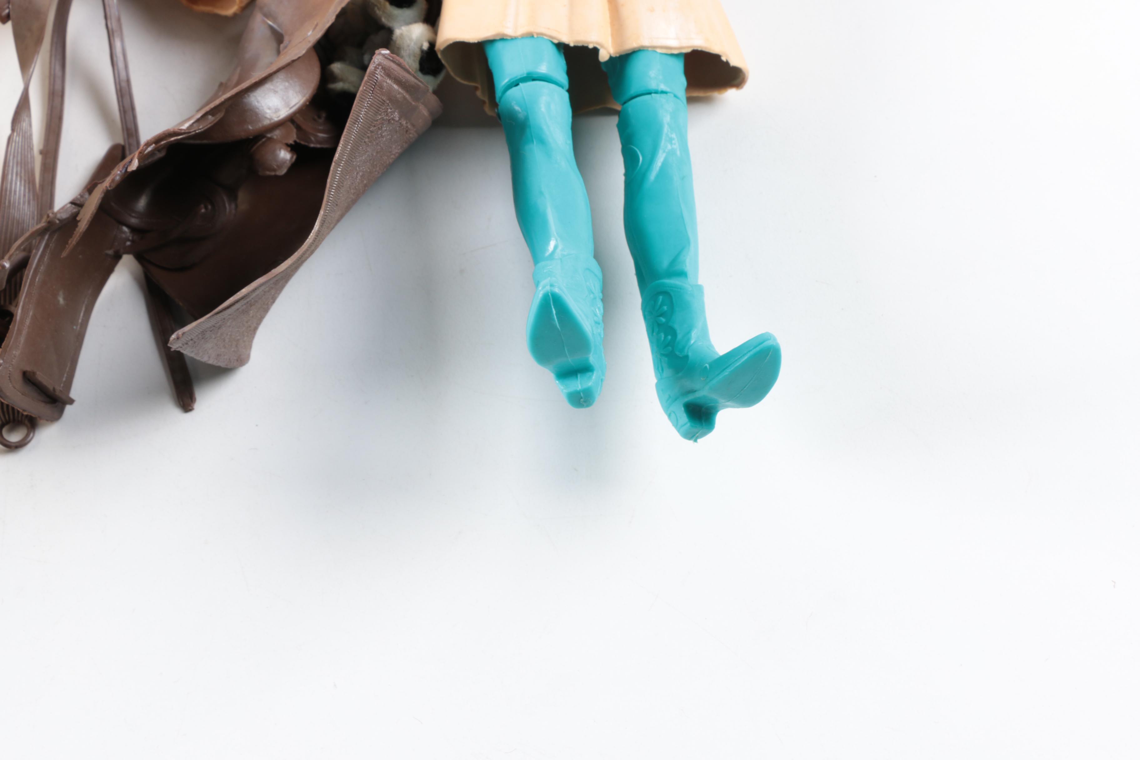 1960s Marx "Jane West" Movable Cowgirl Doll