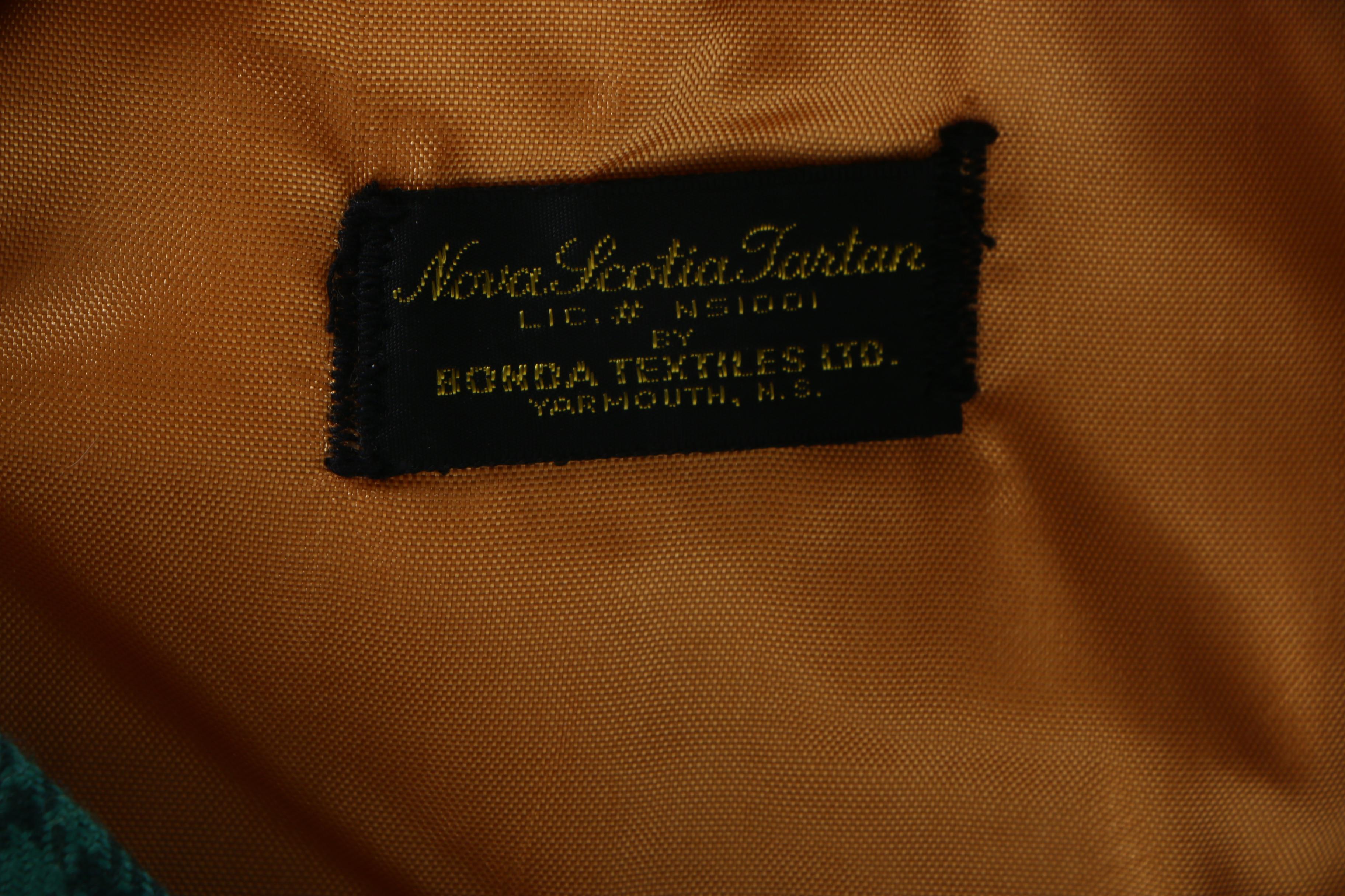 Woven Plaid Tam O' Shanter and Matching Scarf