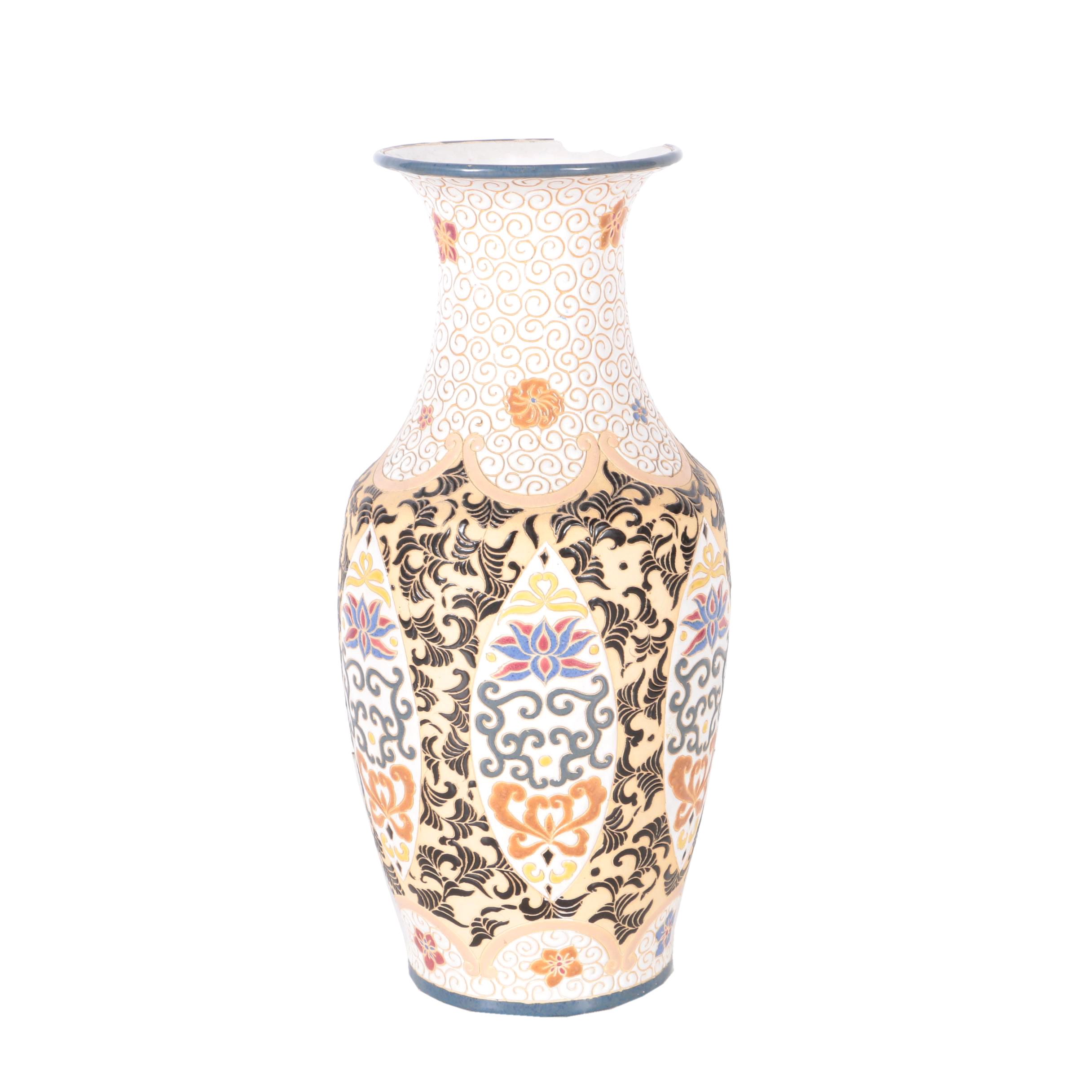 Chinoiserie Baluster Vase