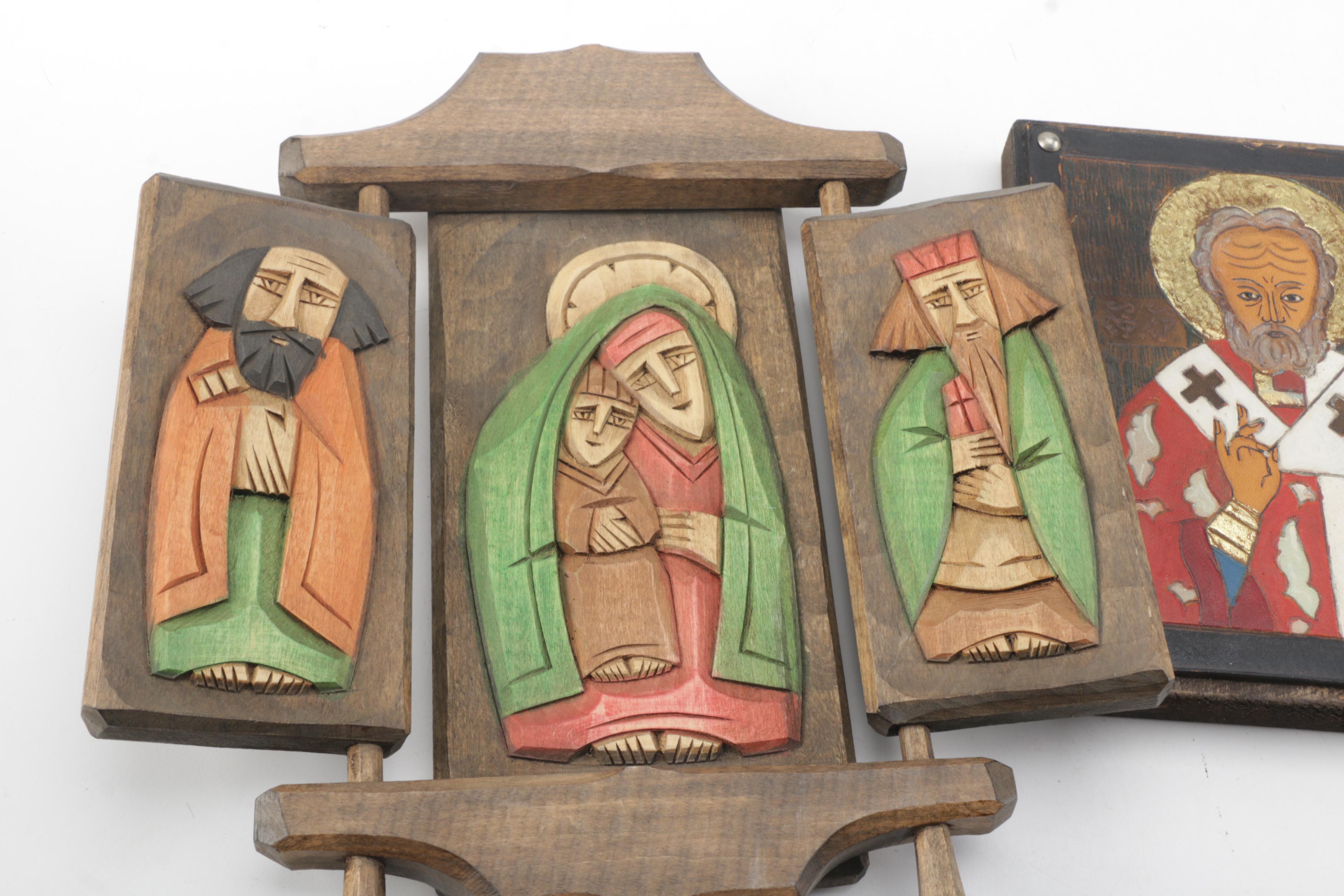 The Madonna and Patron Saint Themed Wall Décor
