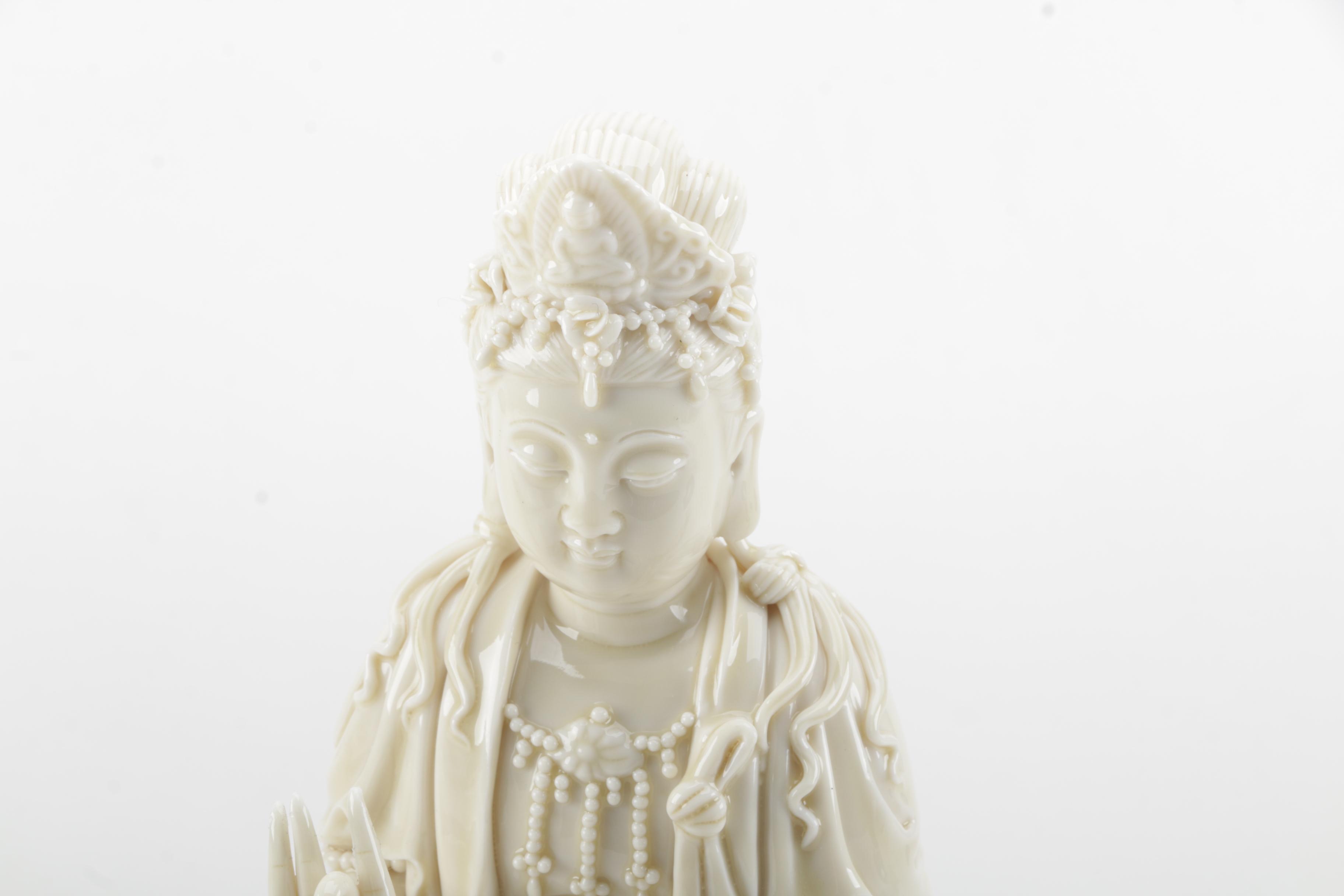 Chinese Blanc de Chine Figure of Guanyin