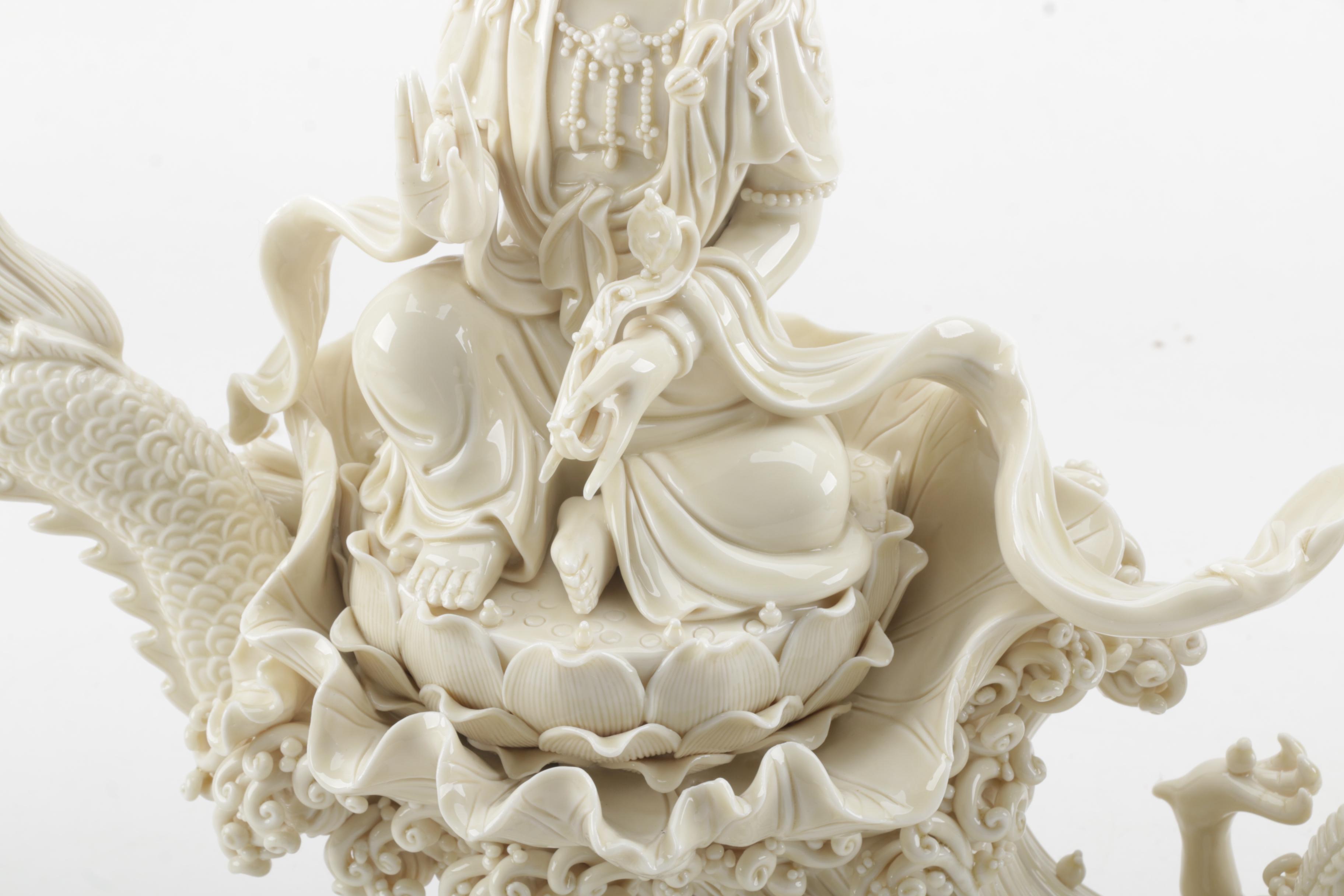 Chinese Blanc de Chine Figure of Guanyin