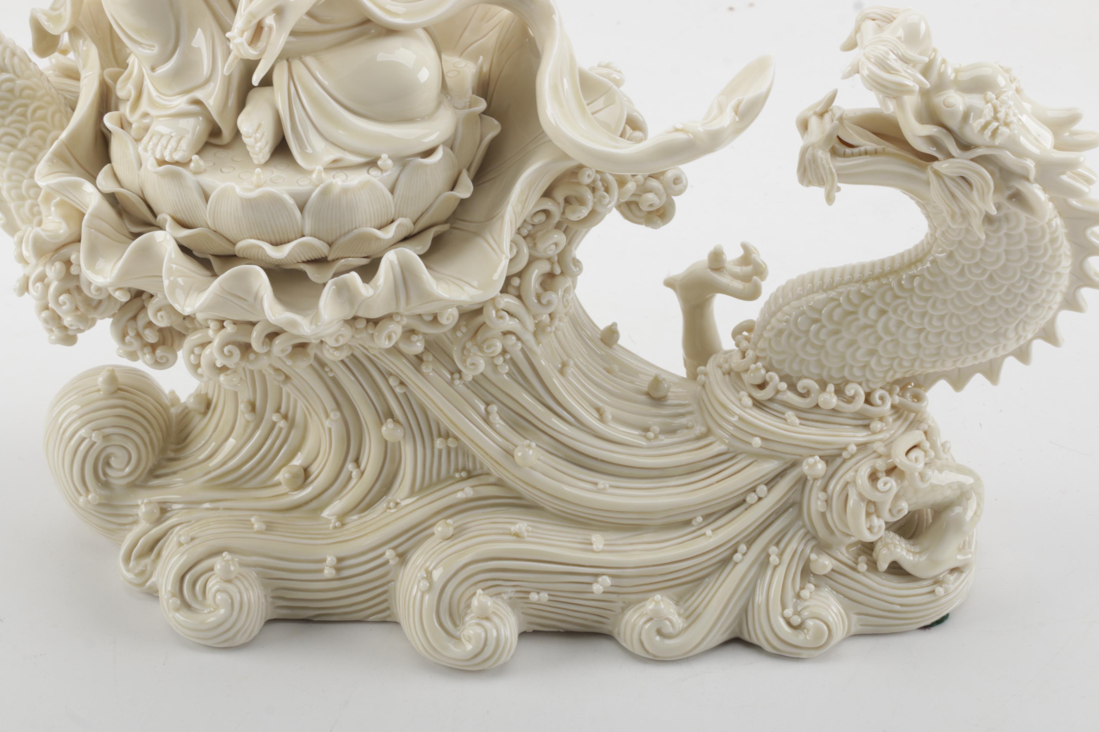 Chinese Blanc de Chine Figure of Guanyin