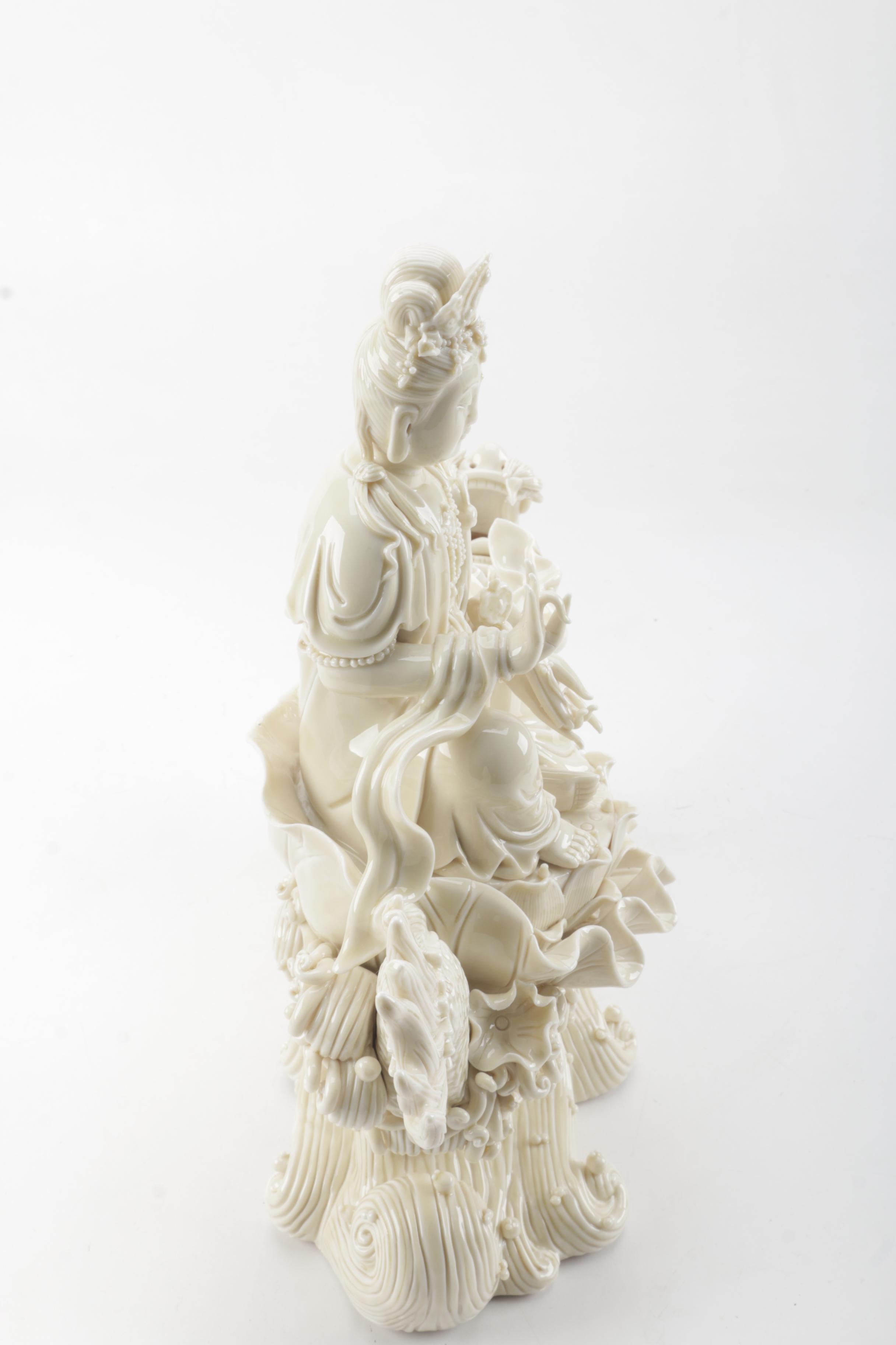 Chinese Blanc de Chine Figure of Guanyin