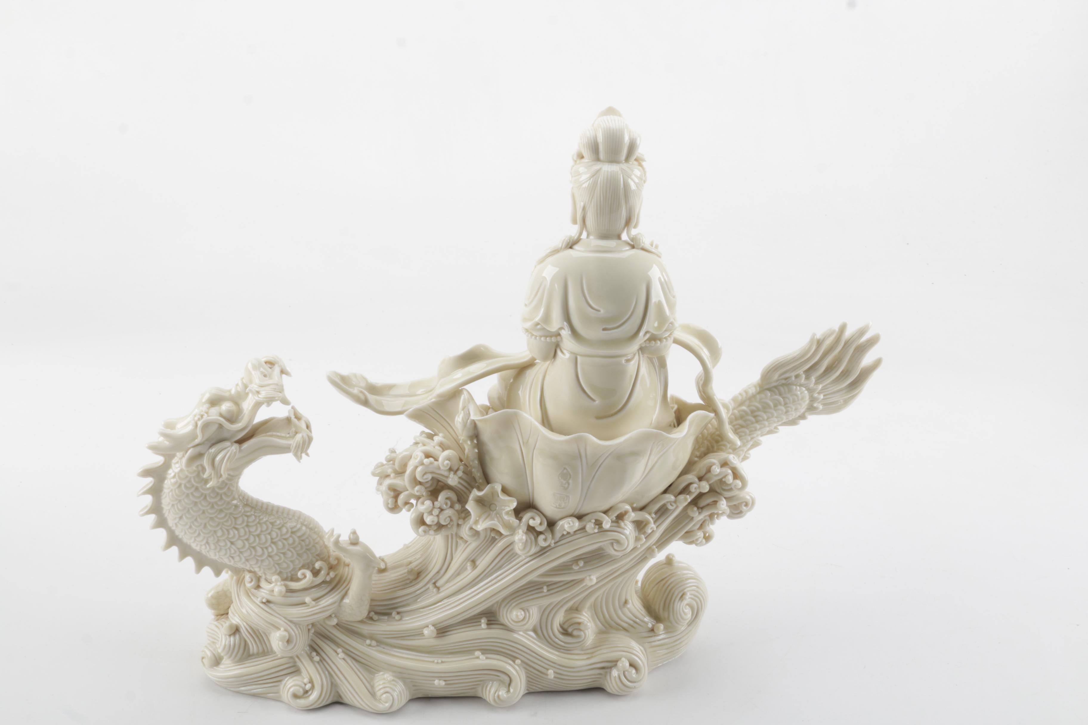 Chinese Blanc de Chine Figure of Guanyin