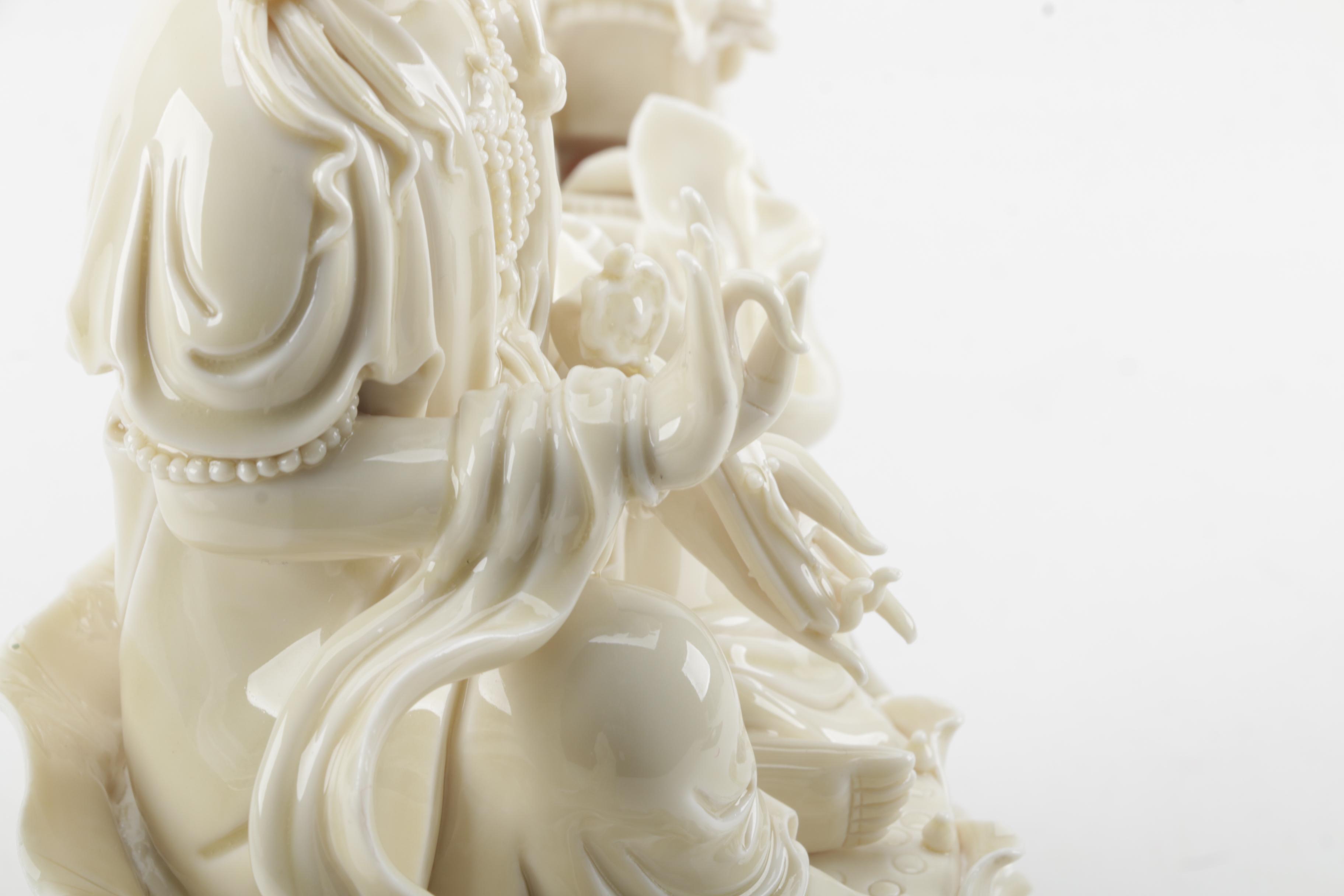 Chinese Blanc de Chine Figure of Guanyin