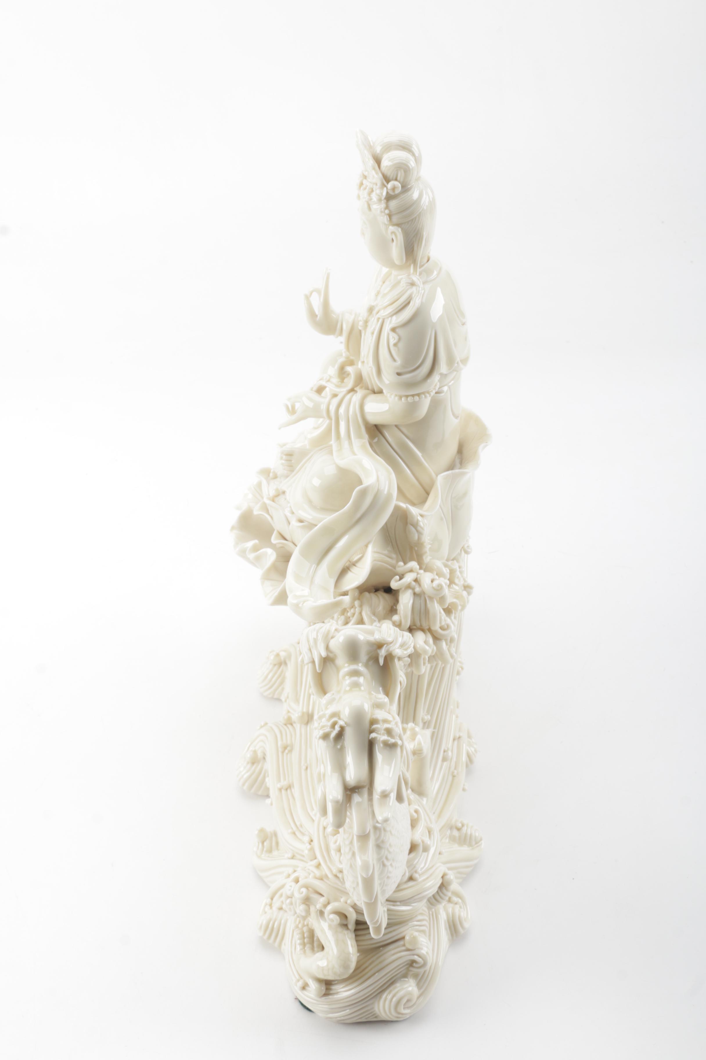 Chinese Blanc de Chine Figure of Guanyin