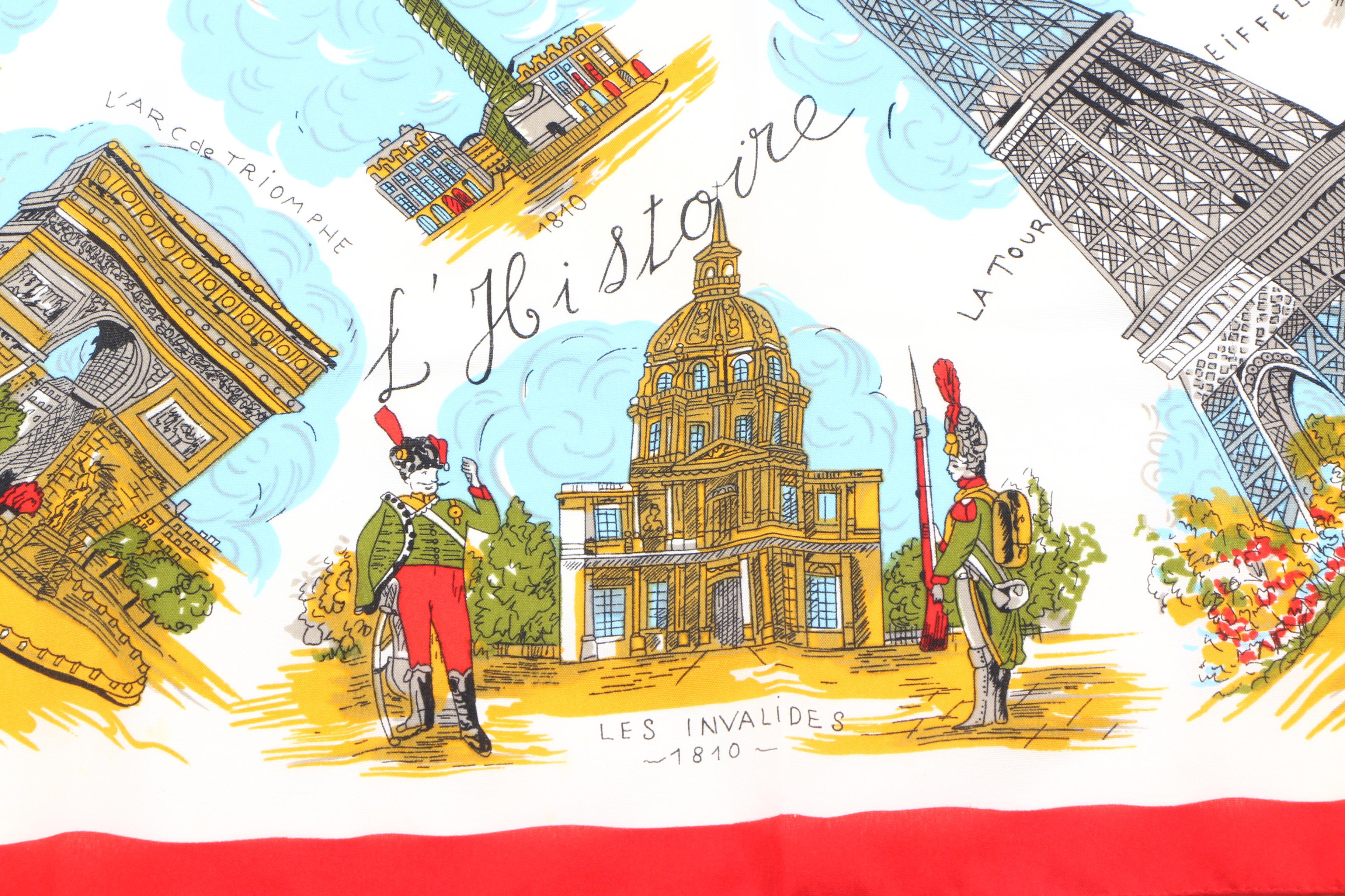 J. Mico Sancho Paris L'Historie de Paris Scarf