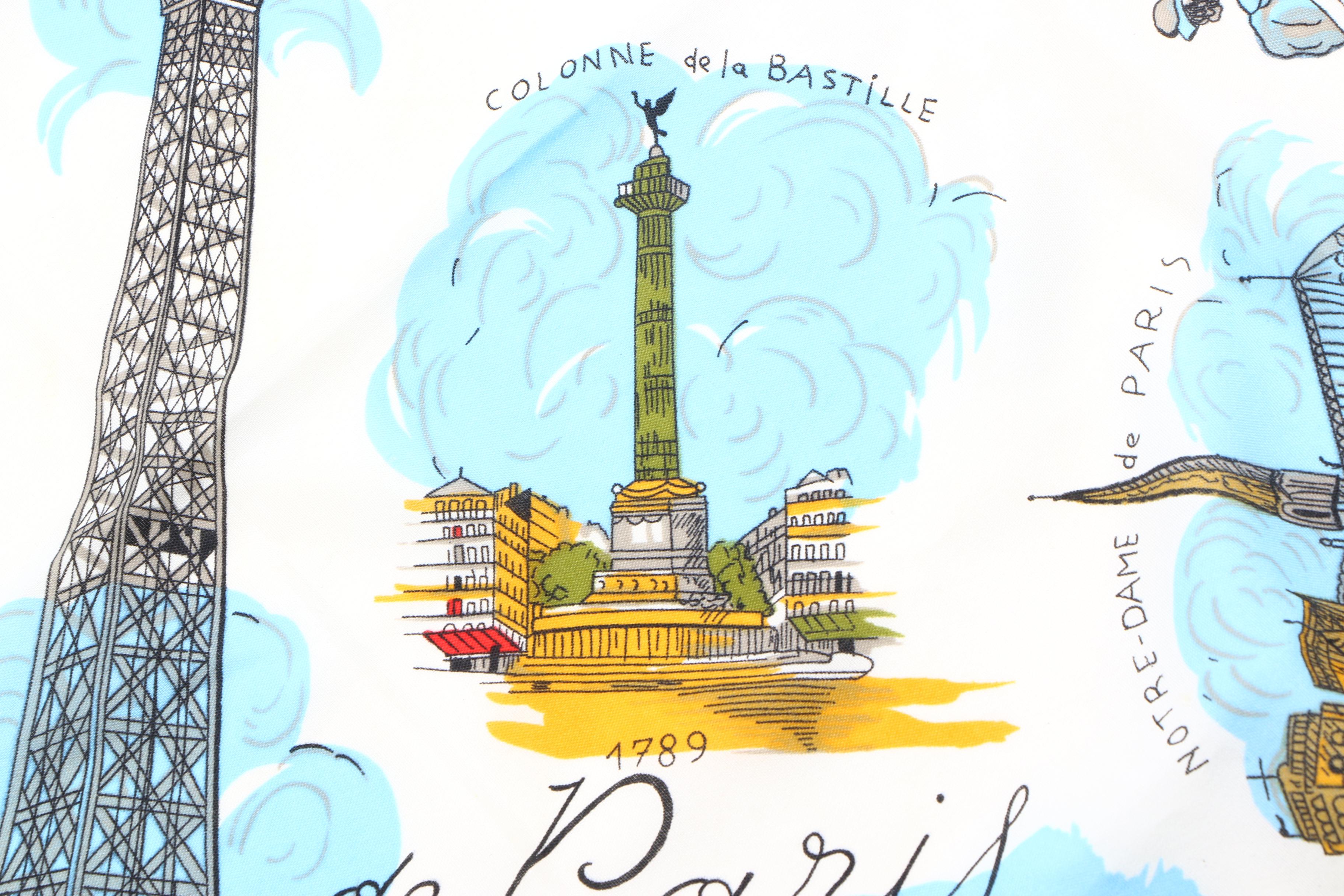 J. Mico Sancho Paris L'Historie de Paris Scarf