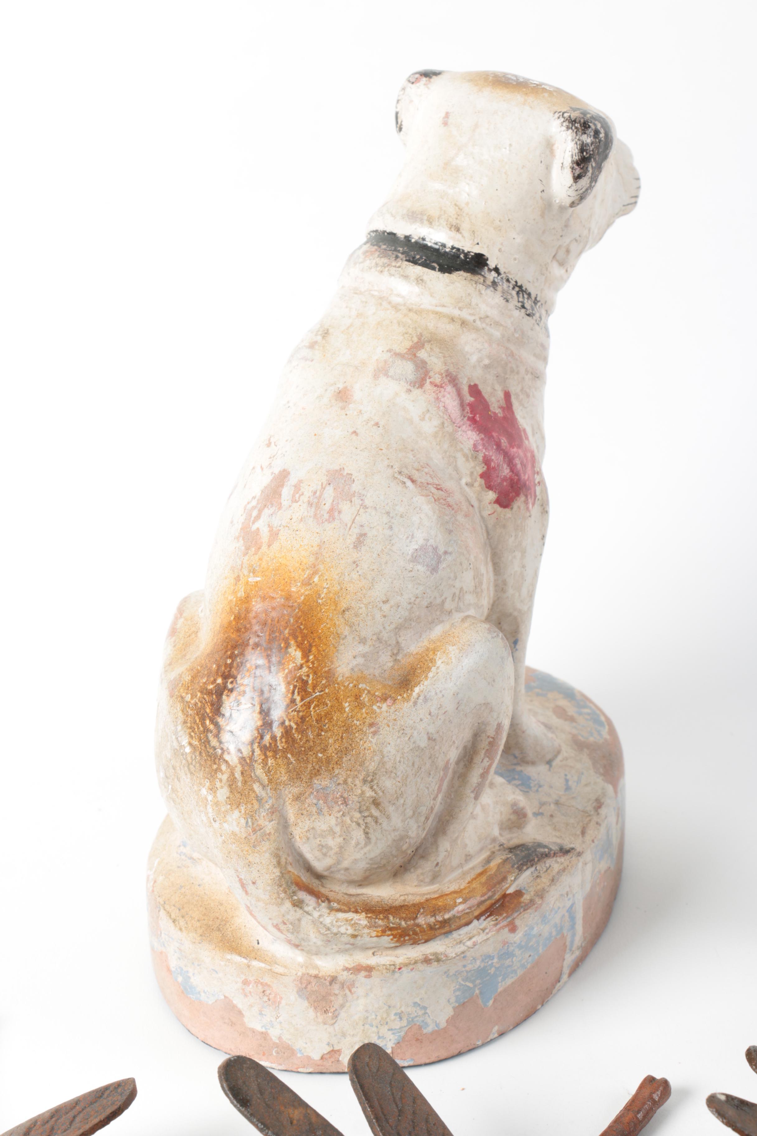 HomArt Cast Iron Dragonflies, Vintage Dog, Chimpanzees on Scooters and Postcards