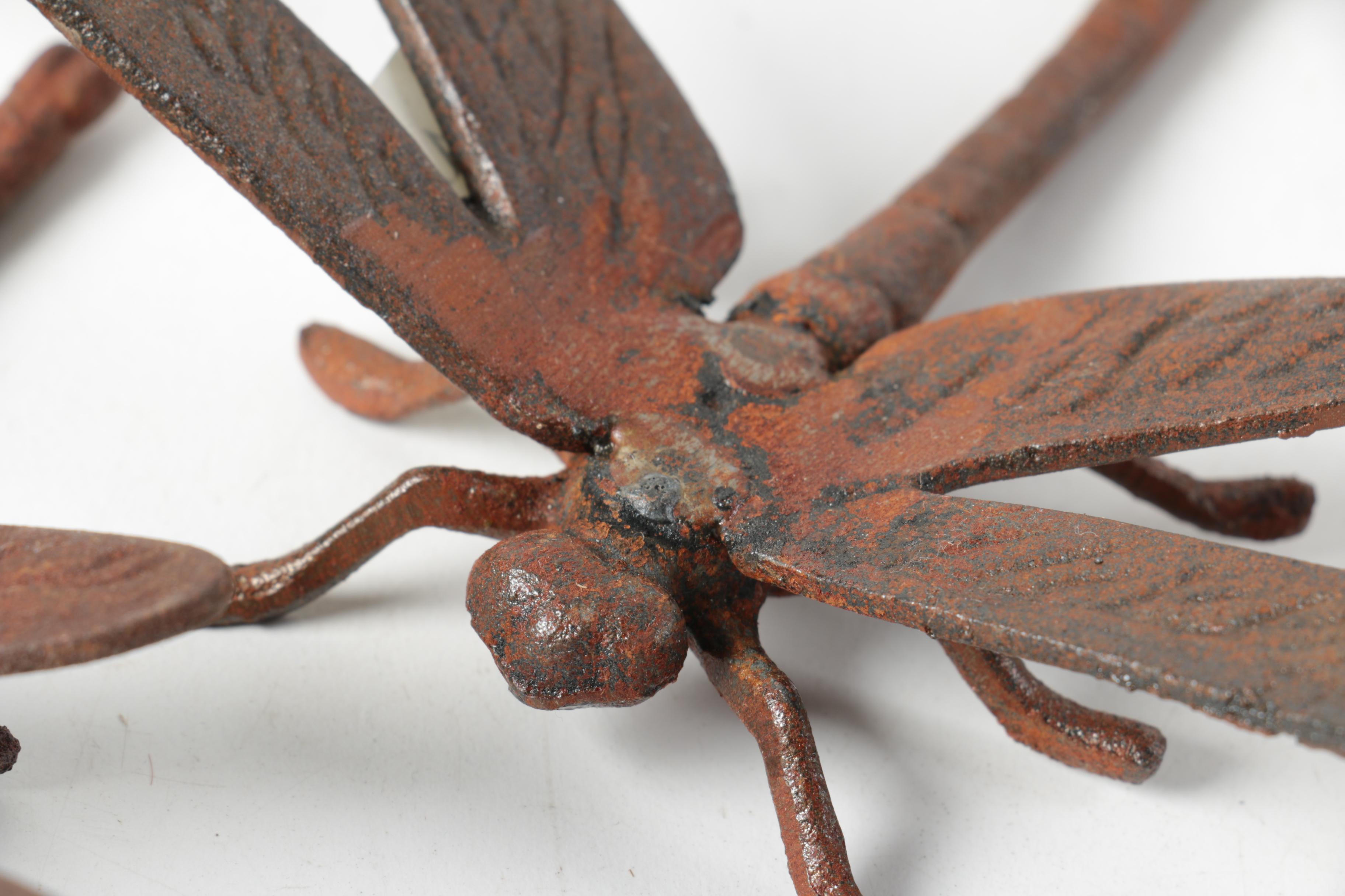 HomArt Cast Iron Dragonflies, Vintage Dog, Chimpanzees on Scooters and Postcards