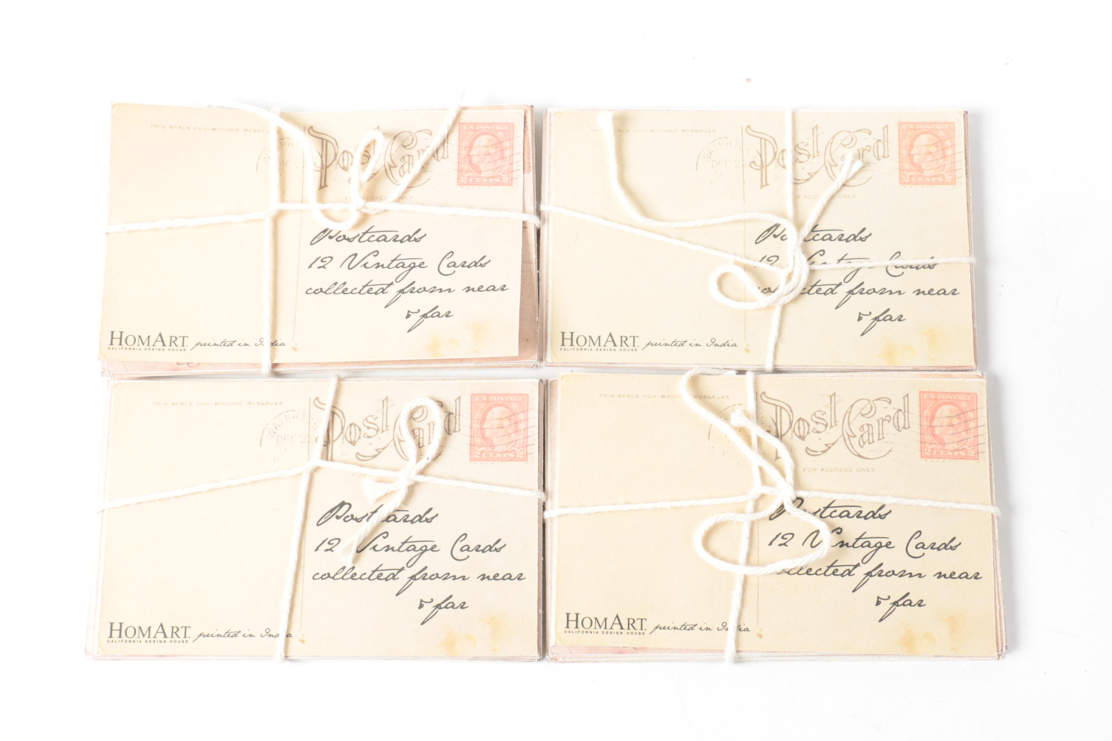 HomArt Cast Iron Dragonflies, Vintage Dog, Chimpanzees on Scooters and Postcards