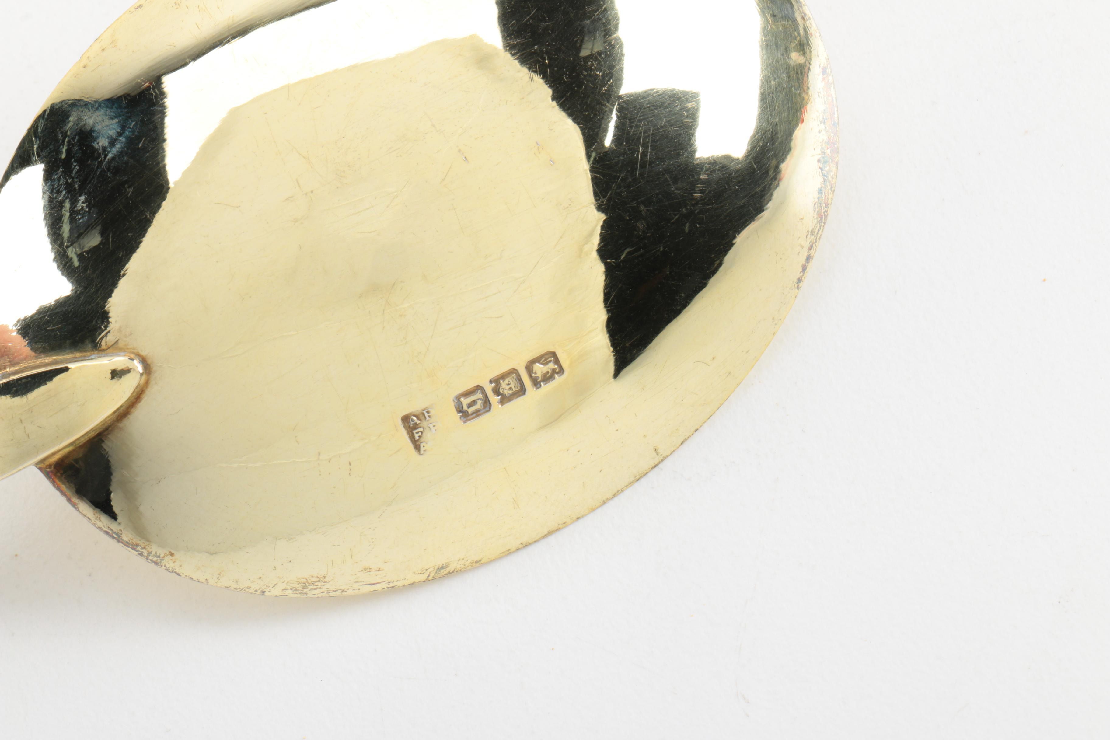 1906 Daniel & John Wellby and 1917 Pairpoint Bros. Vermeil Sterling Spoons