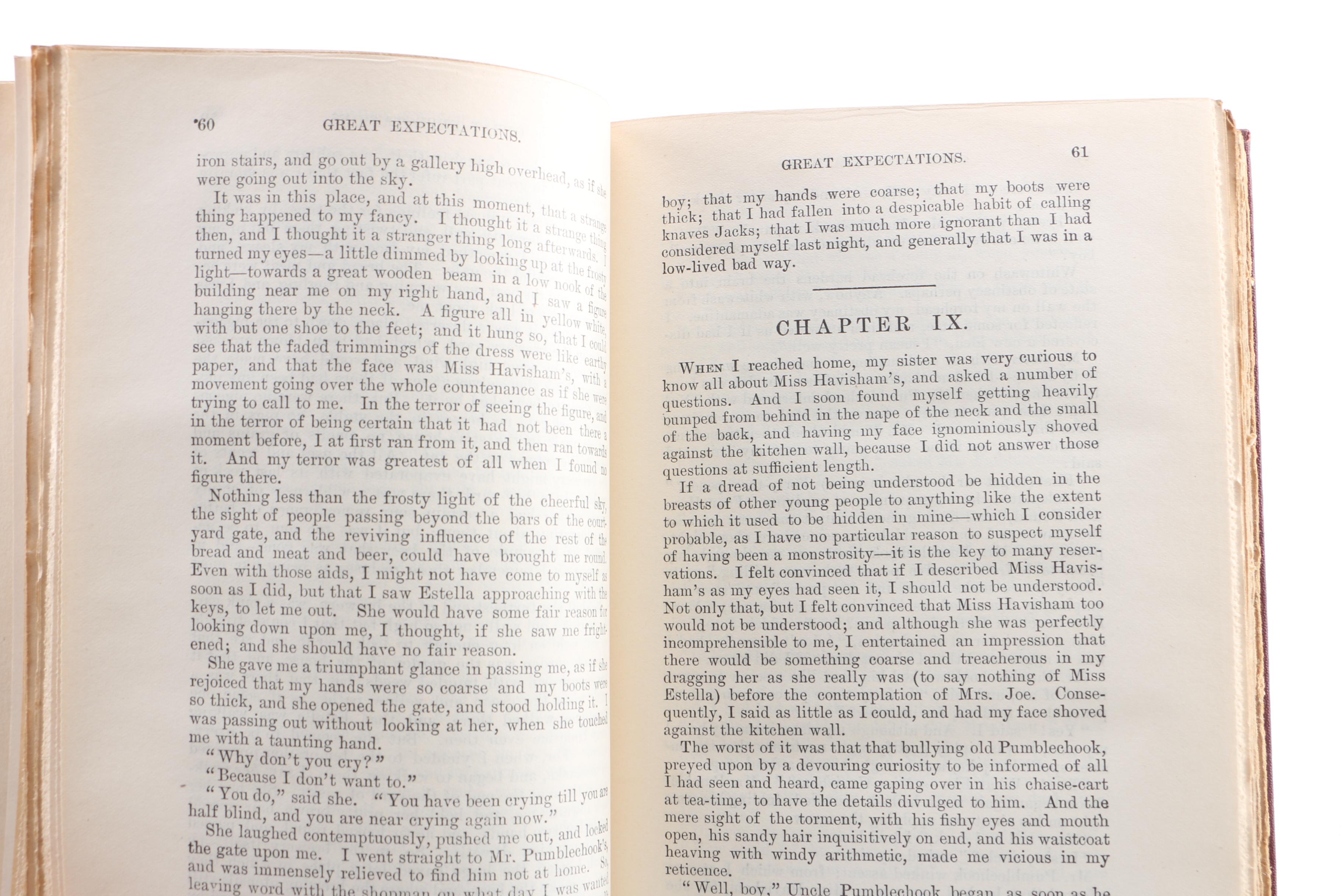 Early 20th Century Edition de Luxe Volumes of Charles Dickens Works