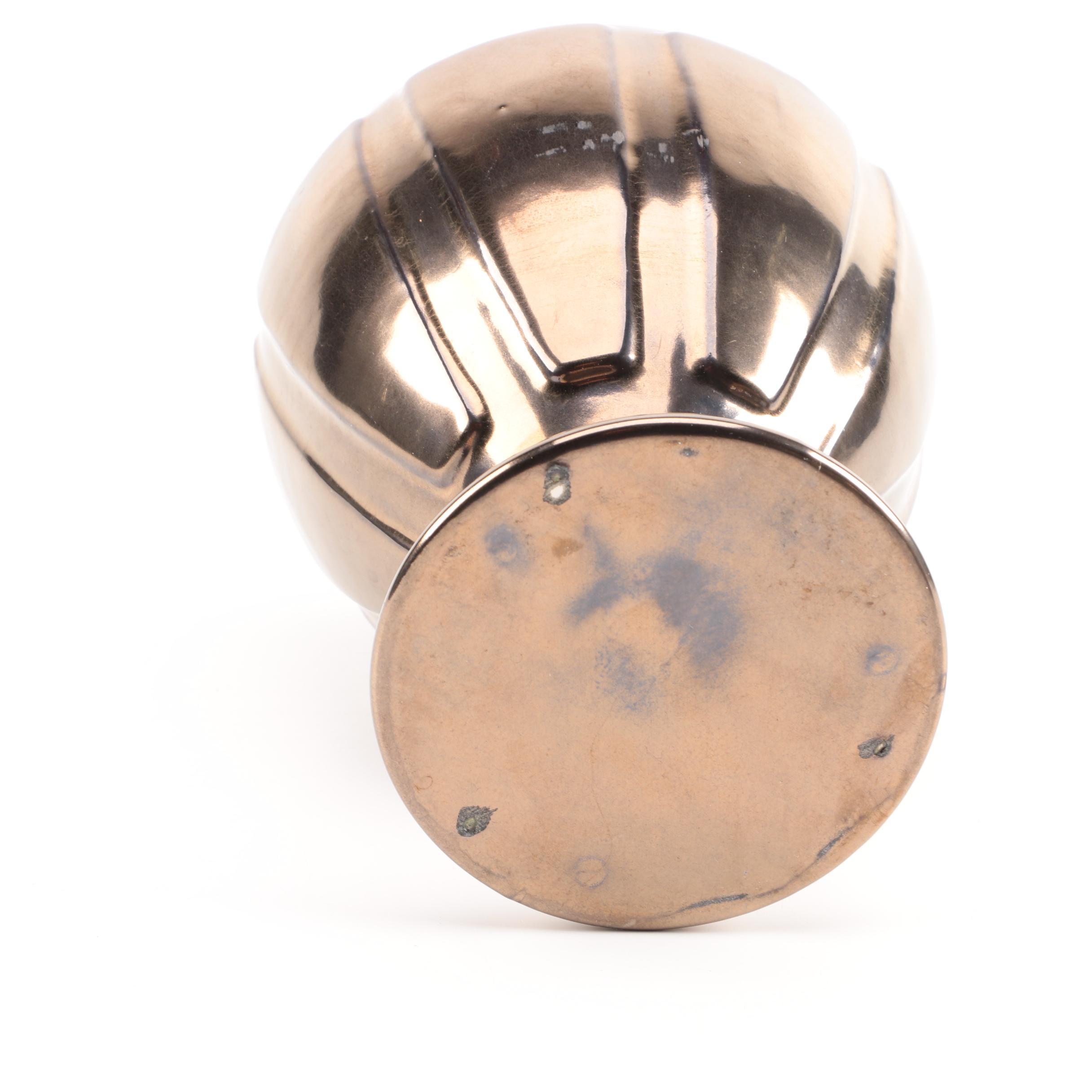 Vintage Haeger Gold Bronze Ceramic Decor