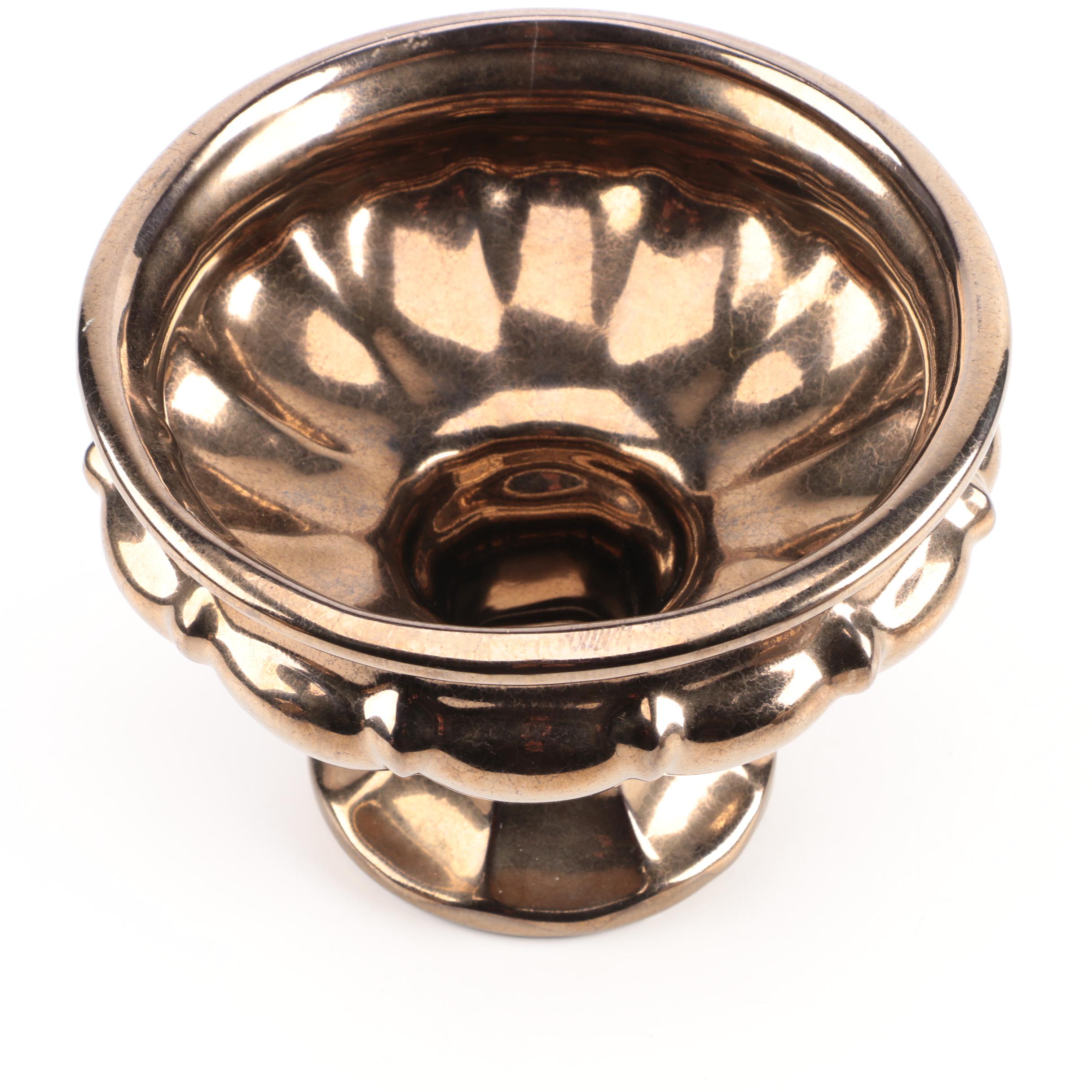 Vintage Haeger Gold Bronze Ceramic Decor