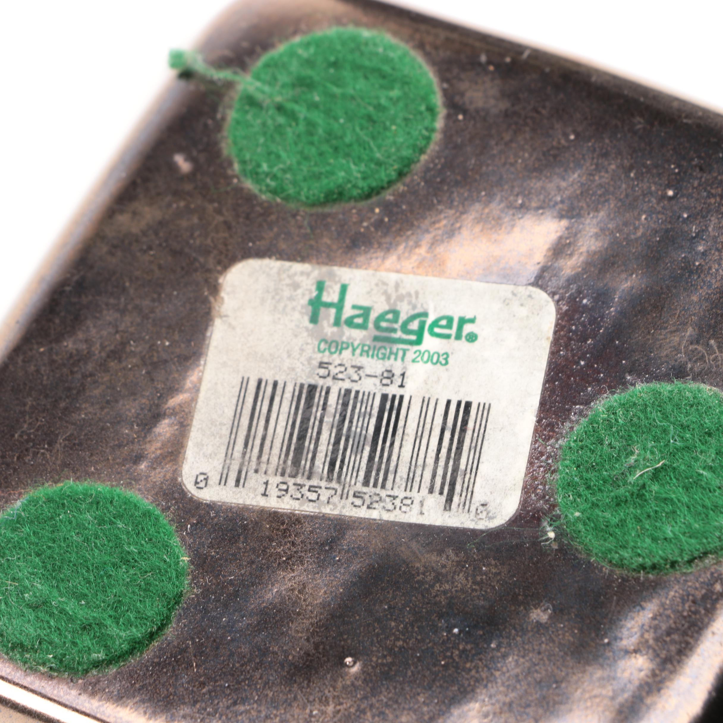 Vintage Haeger Gold Bronze Ceramic Decor