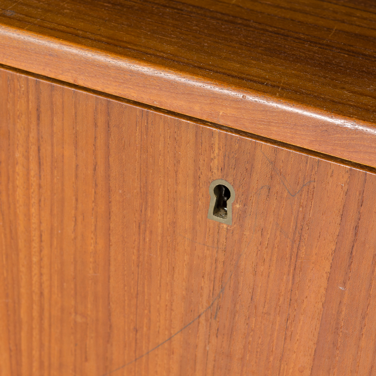 Danish Modern Teak Desk with Rear Shelving by Vald Mortensen