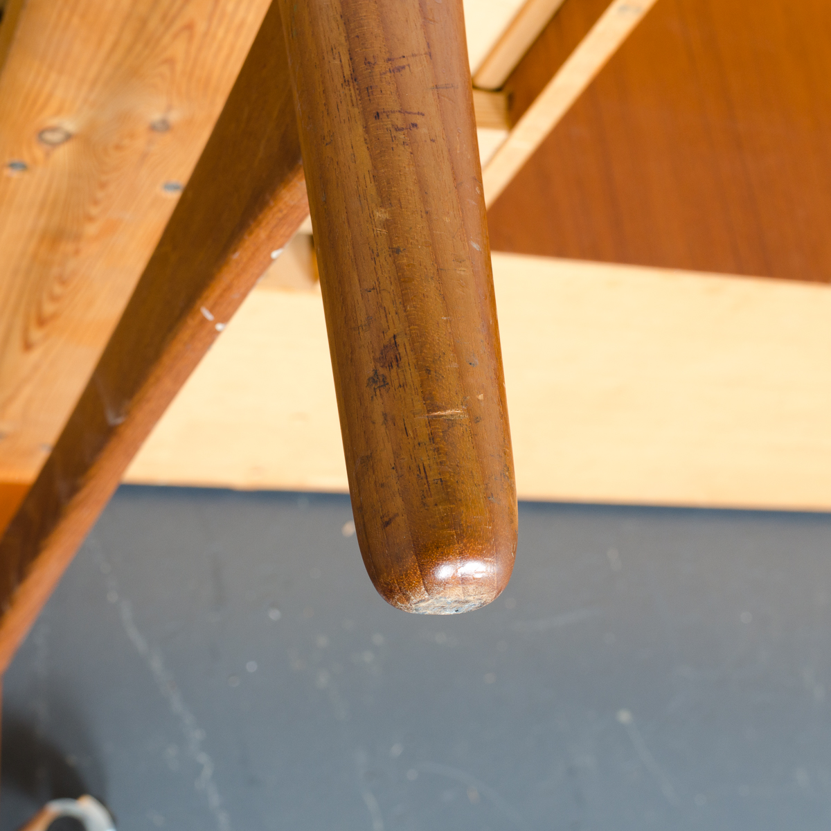 Danish Modern Teak Desk with Rear Shelving by Vald Mortensen