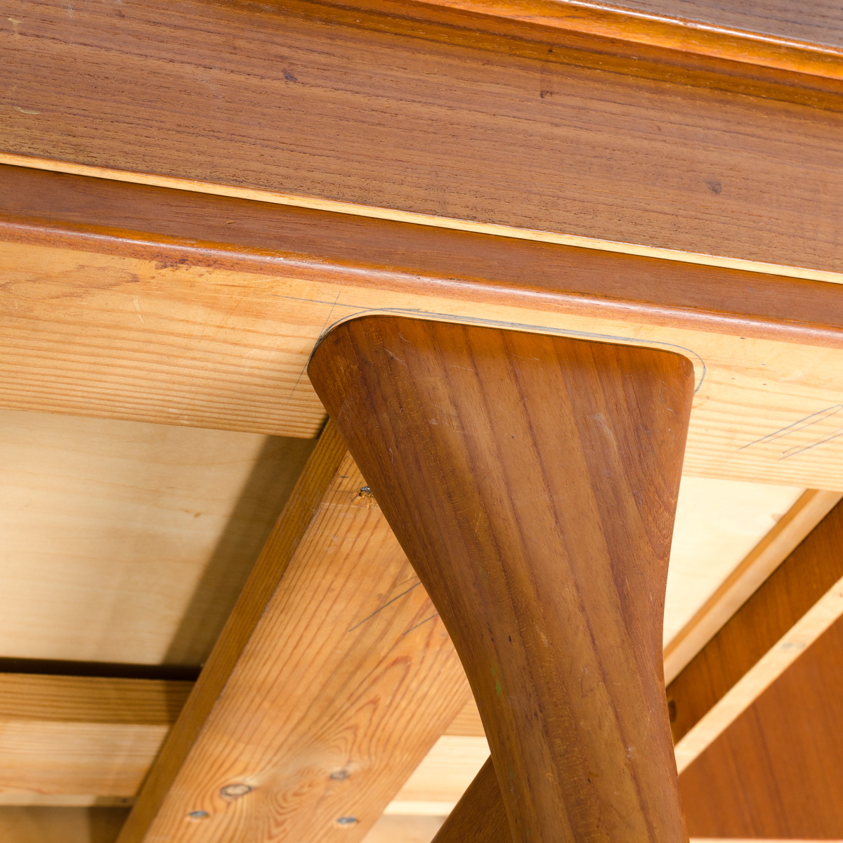Danish Modern Teak Desk with Rear Shelving by Vald Mortensen
