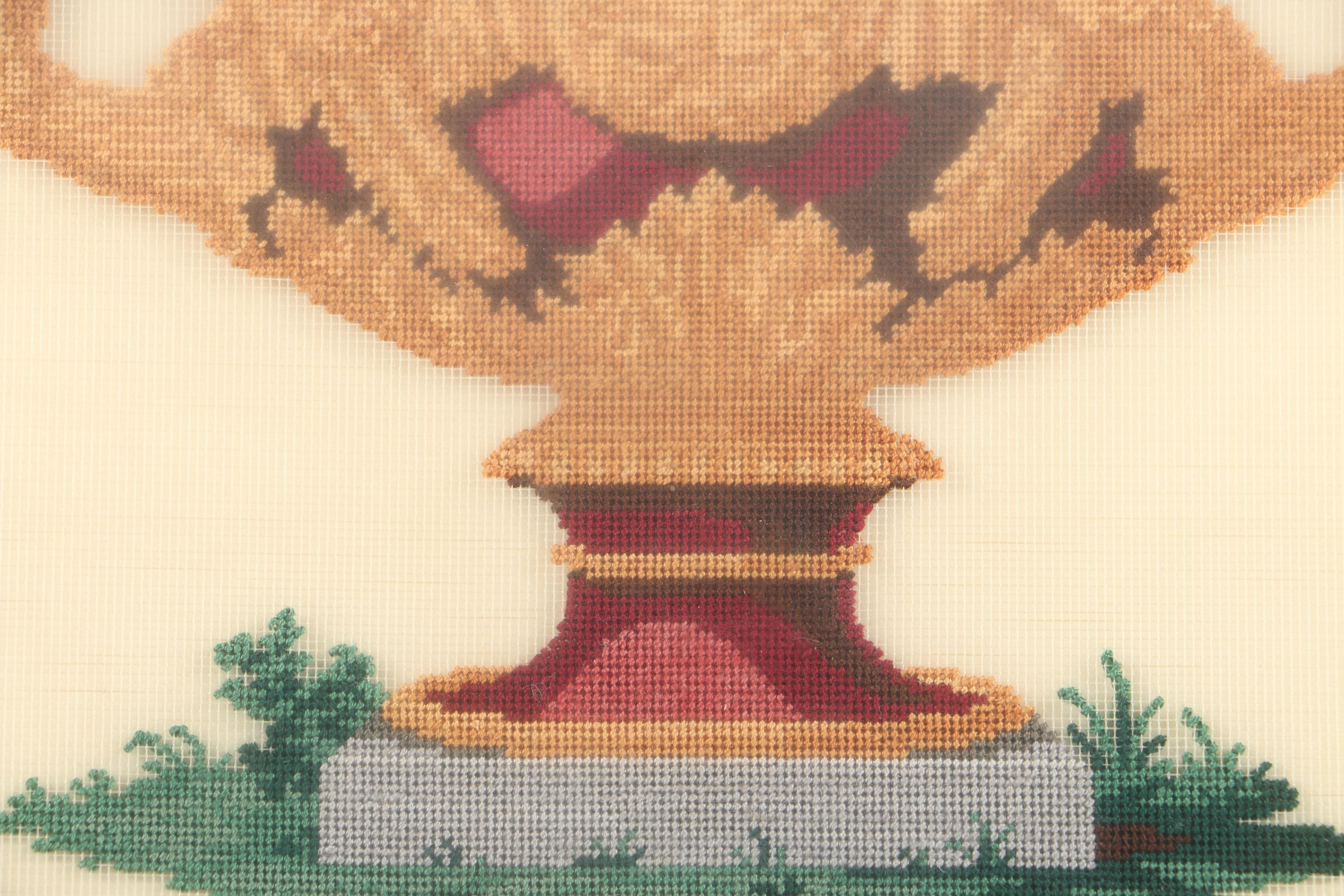 Needlepoint of a Floral Still Life from JC Eaton