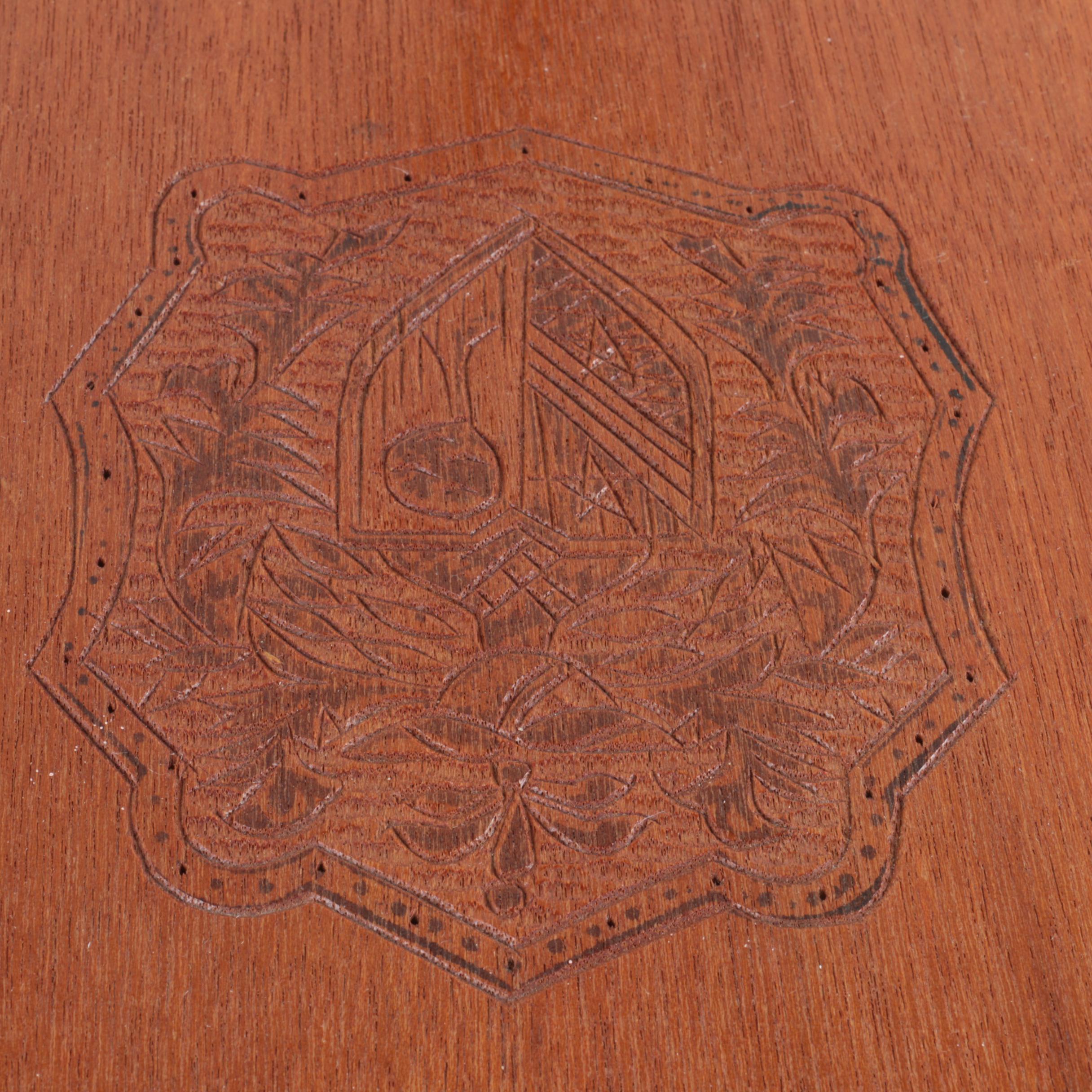 Decorative Wooden Barrel Shaped Shelf with Glass Barware