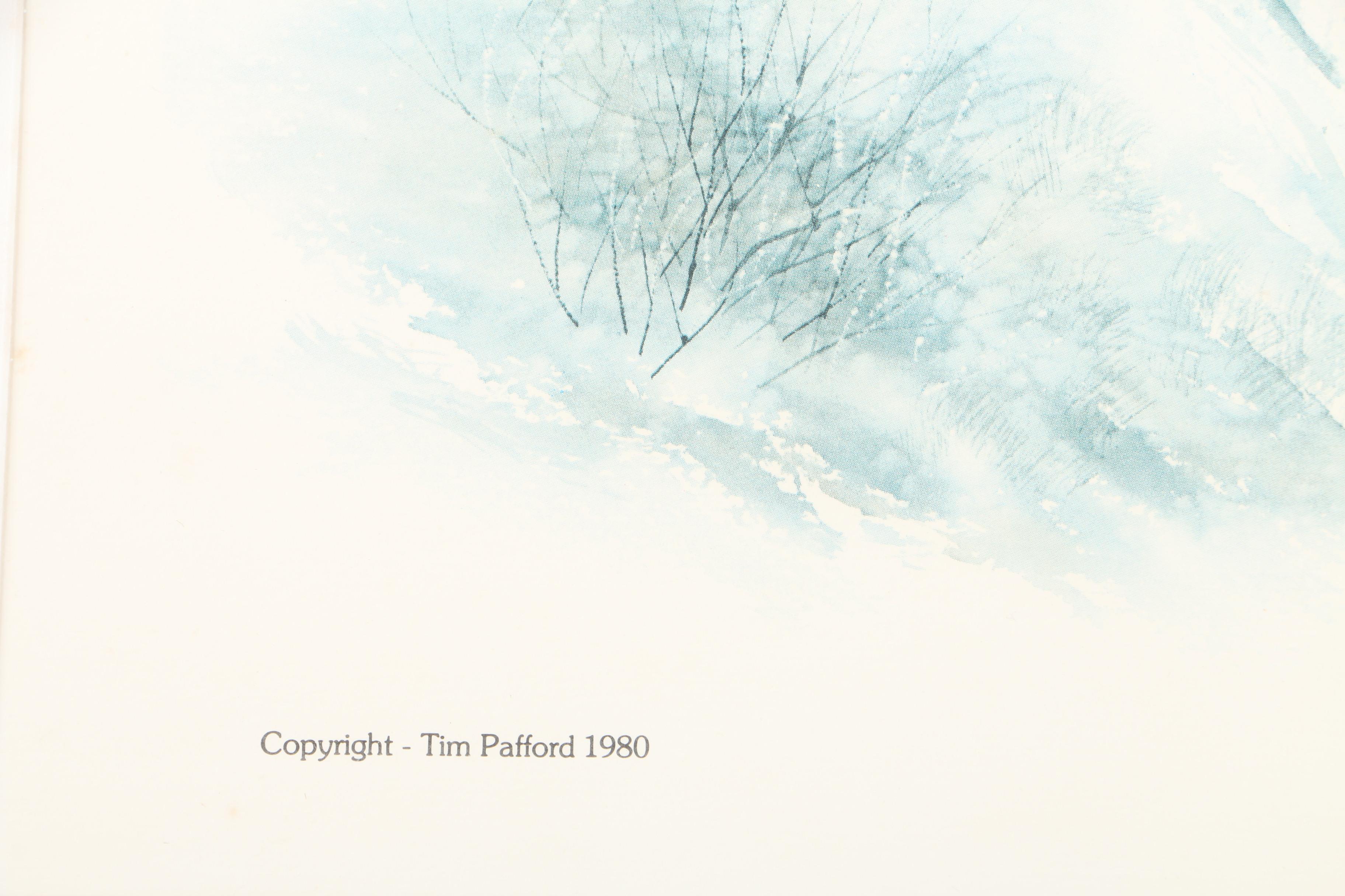 Tim Pafford Limited Edition Offset Lithograph "Just Resting"