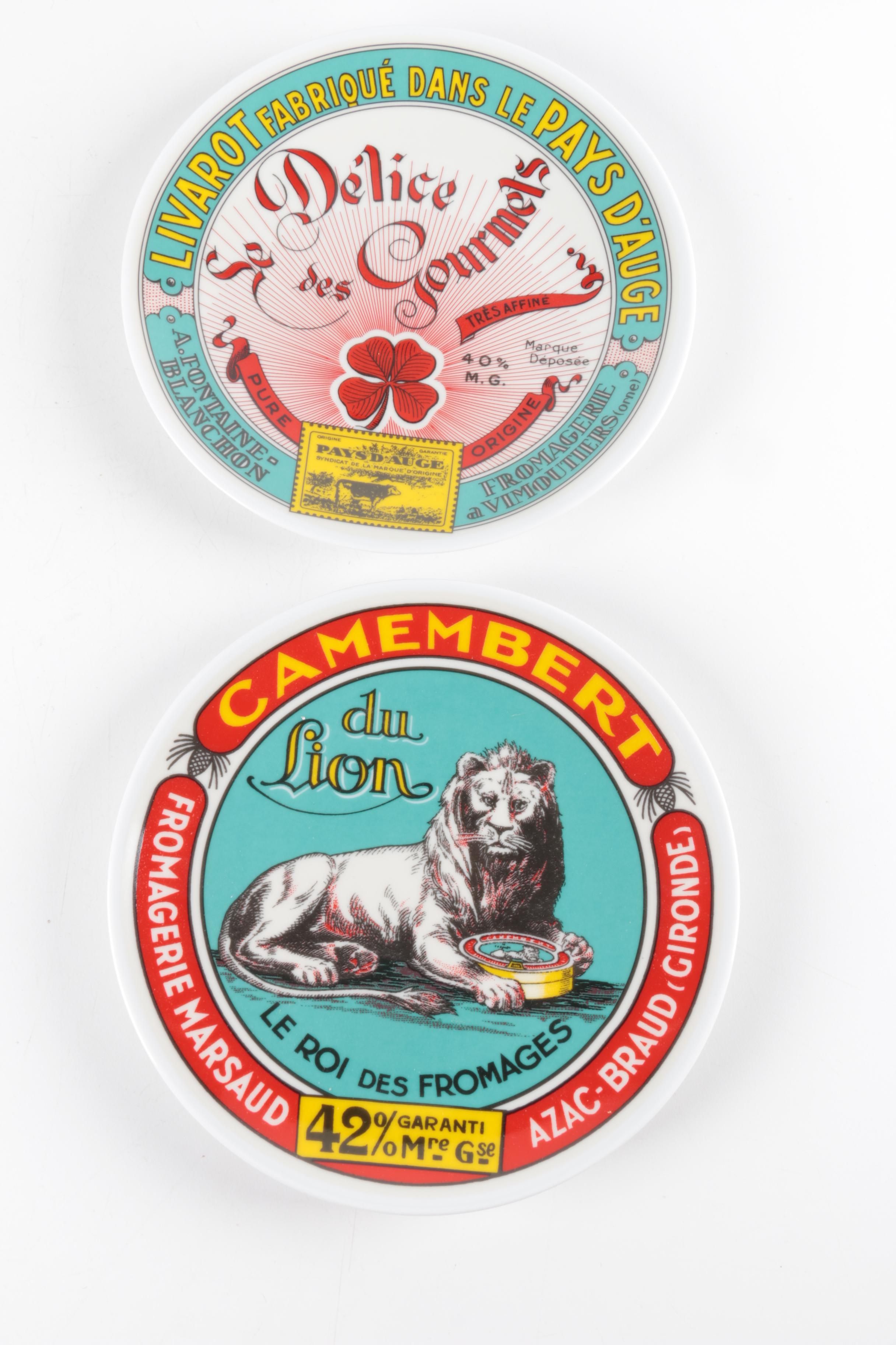 Genevieve Lethu Decorative Cheese Plates